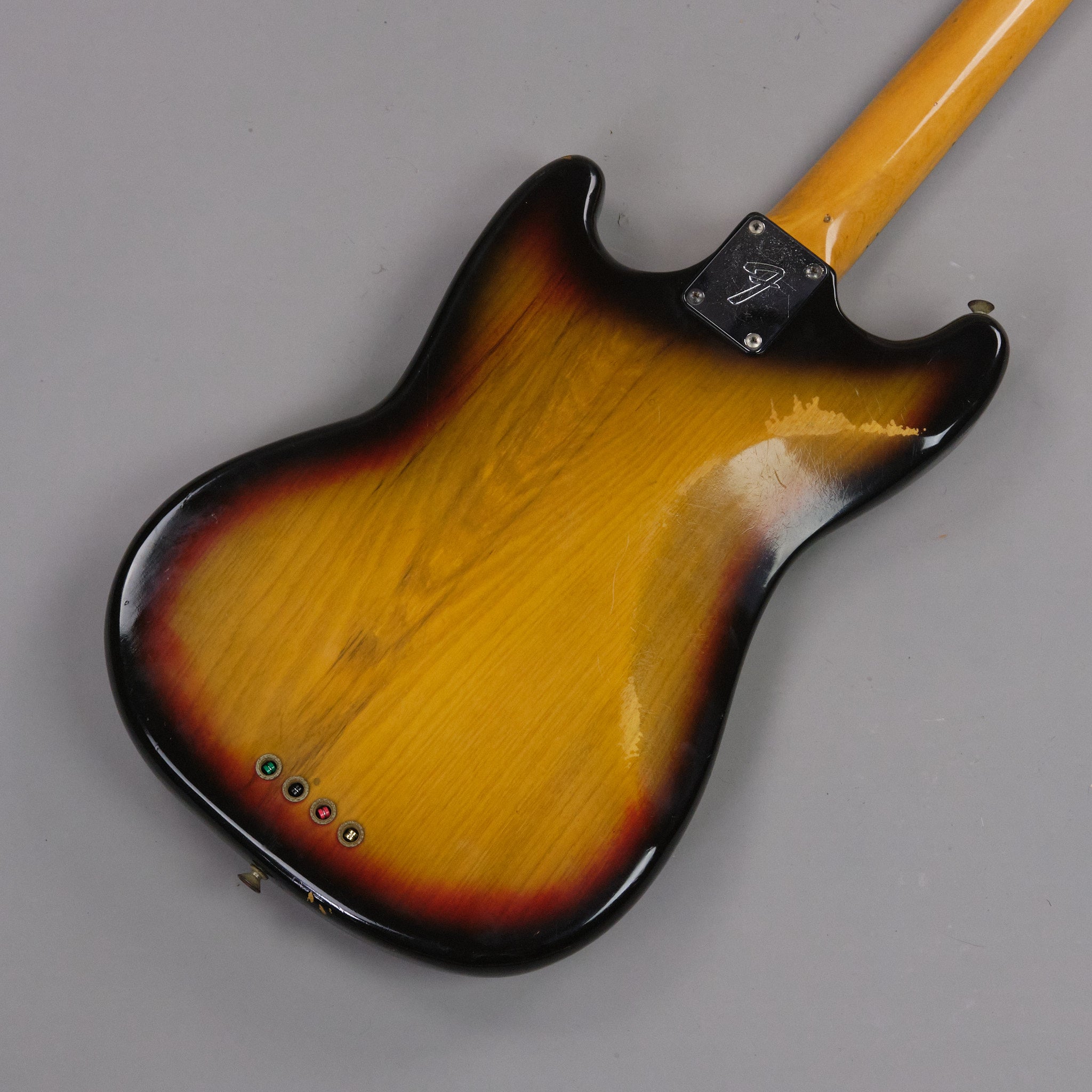 1977 Fender Mustang Bass (USA, Sunburst, OHSC)