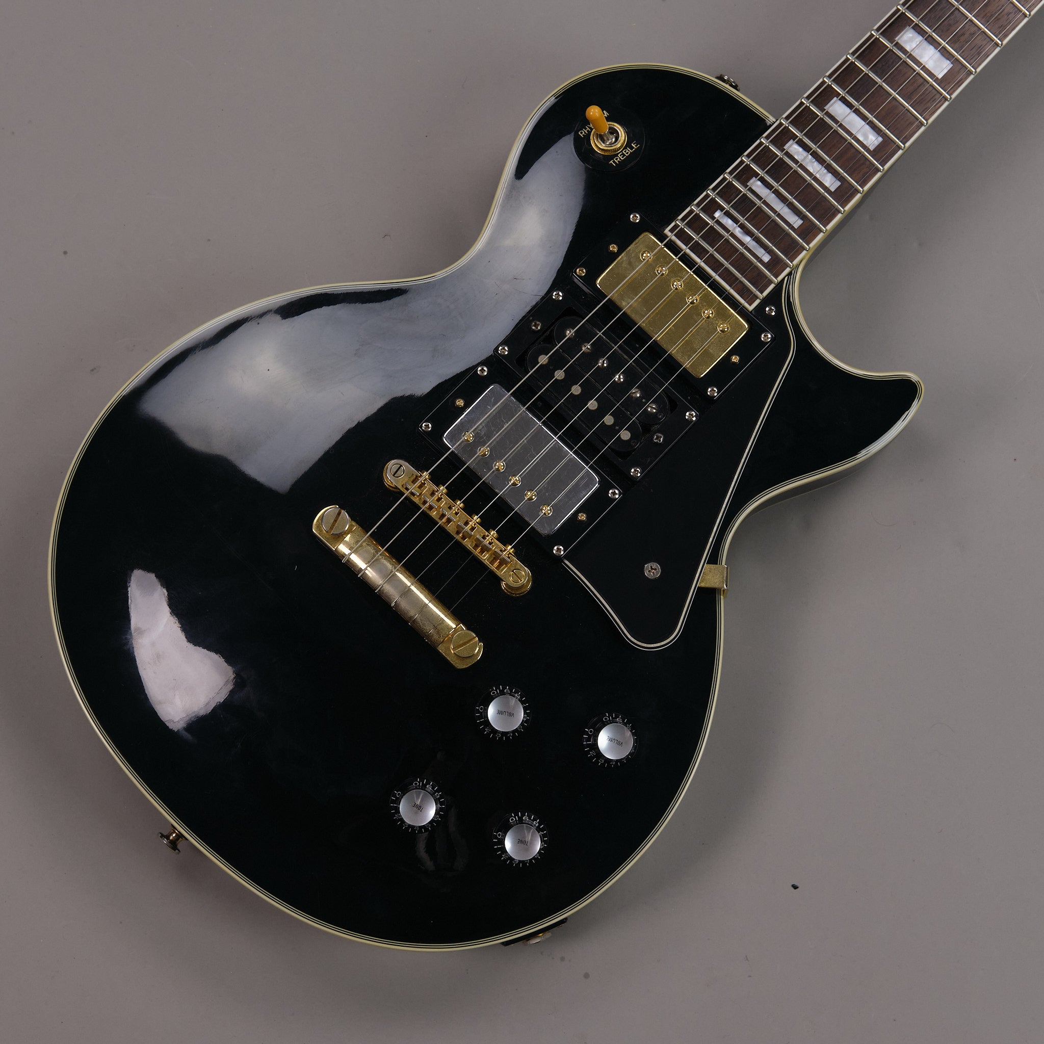 2005 Epiphone Les Paul Custom (Korea, 3 Pickup, Black)