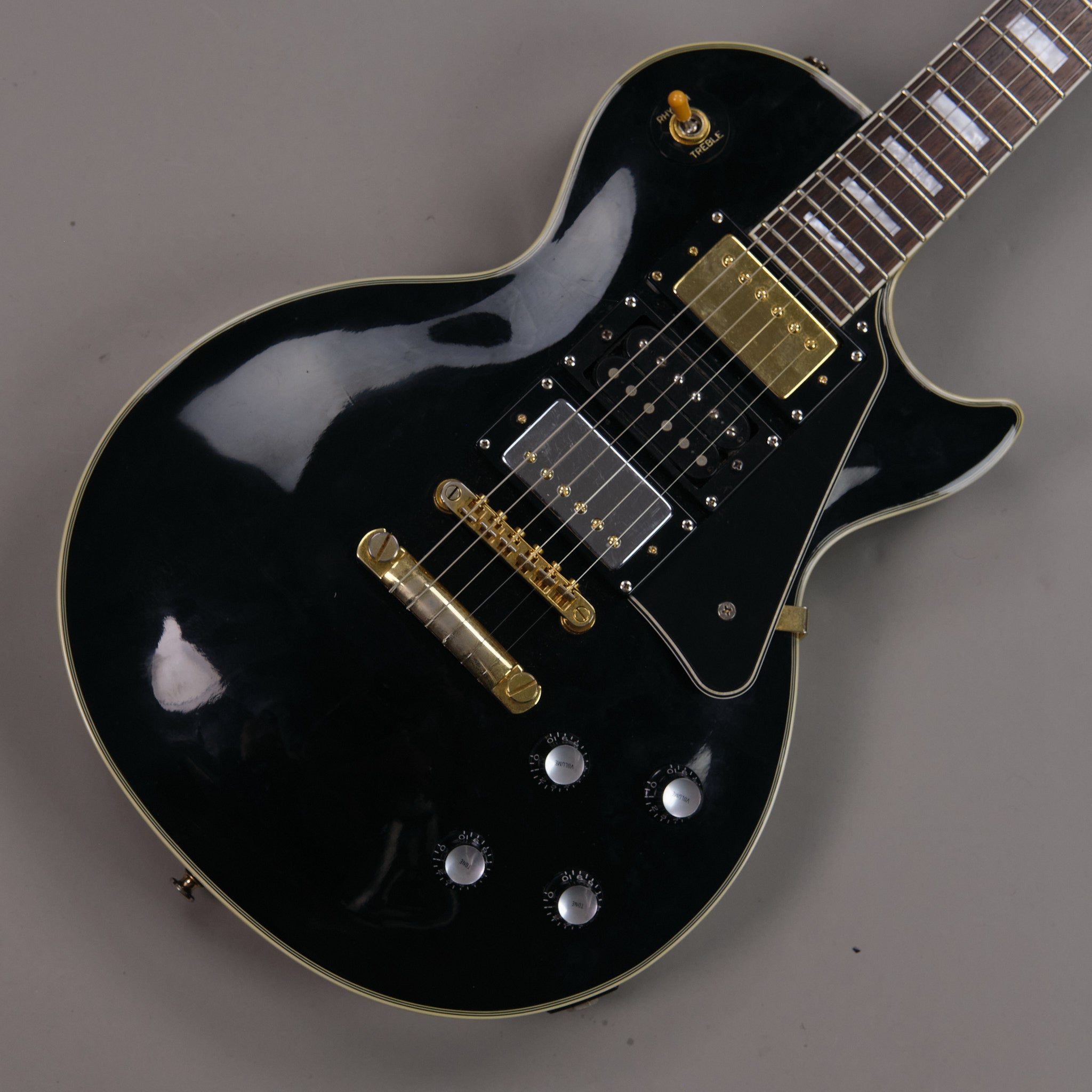 2005 Epiphone Les Paul Custom (Korea, 3 Pickup, Black)