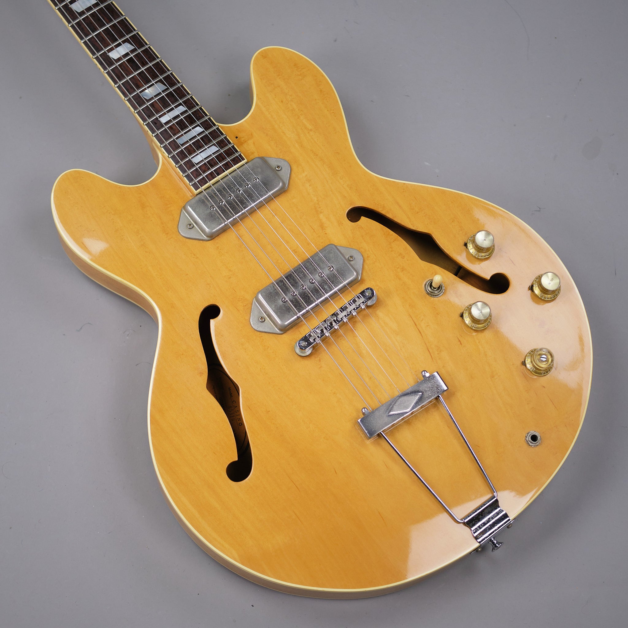 1988 Epiphone Casino (Japan, Natural, HSC)