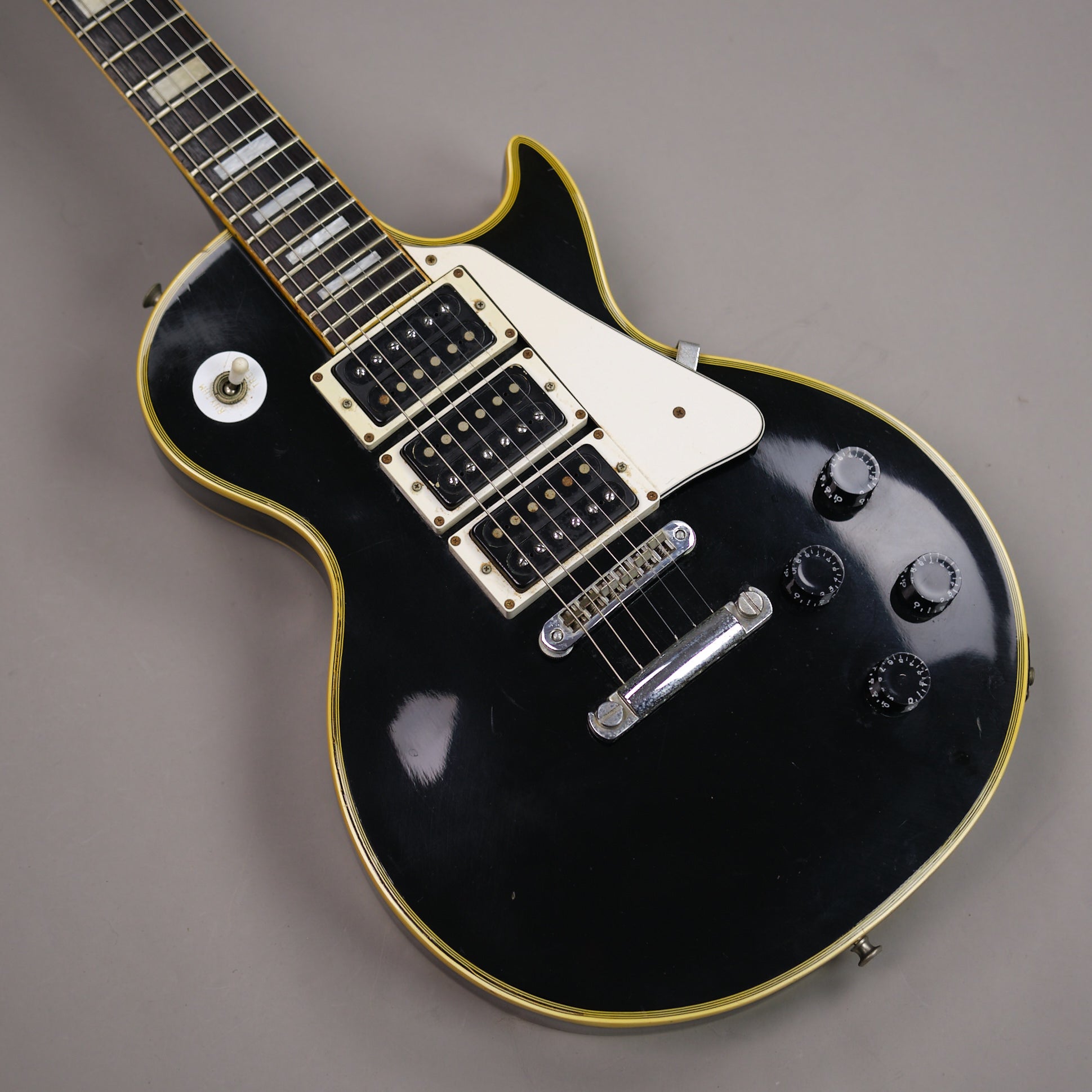 1978 Greco EG-600 Les Paul Custom (Japan, Black, HSC)