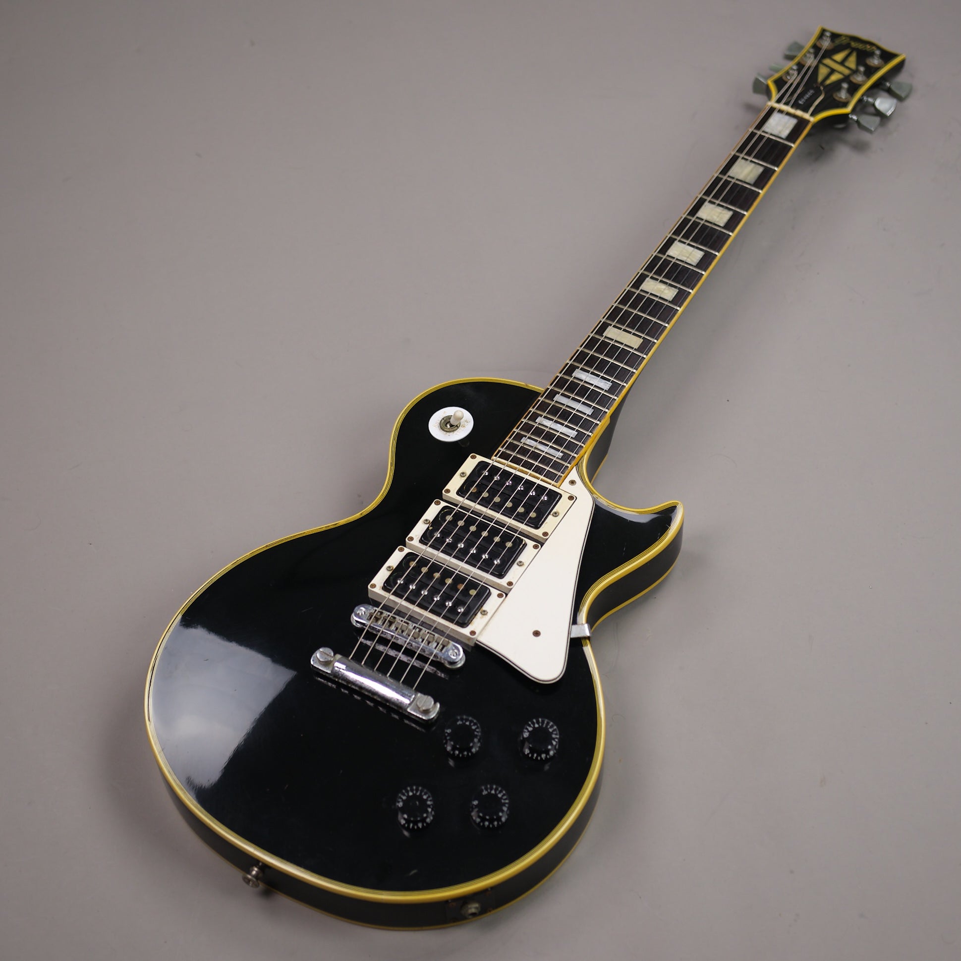 1978 Greco EG-600 Les Paul Custom (Japan, Black, HSC)