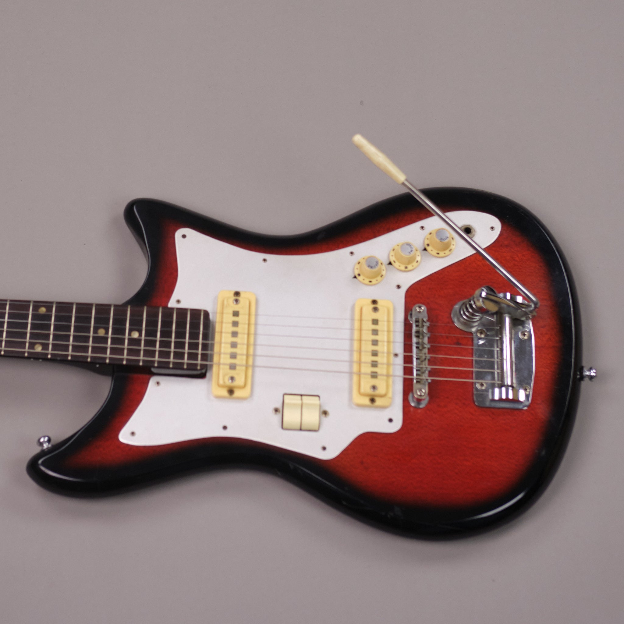 c1960s Teisco Electric Guitar (Japan, Cherry Sunburst)