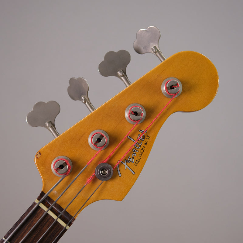 c2000s Fender AVRI P Bass ex Jet (USA, Olympic White, OHSC)