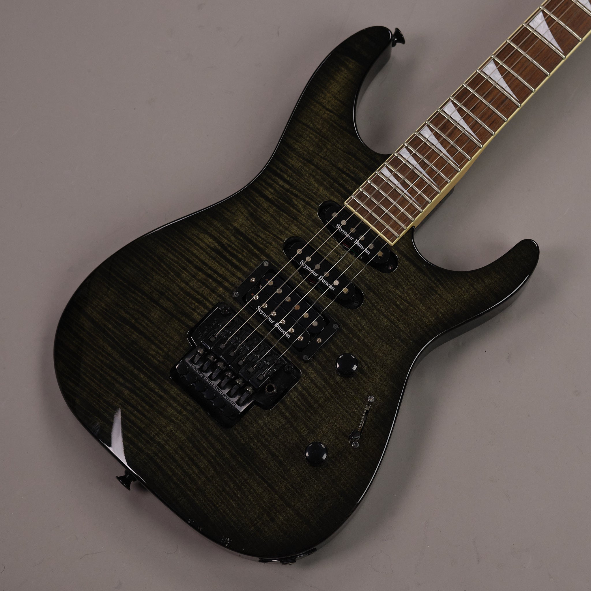 c2000 Jackson MIJ Dinky (Japan, Black, Floyd Rose, OHSC)