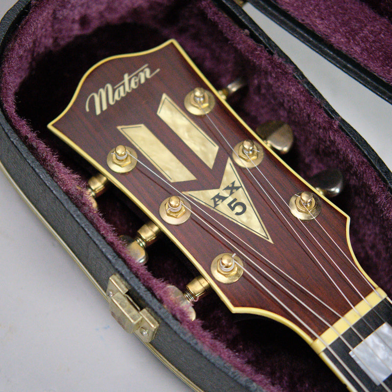 c1970 Maton AX-5 (Australia, Black, OHSC)