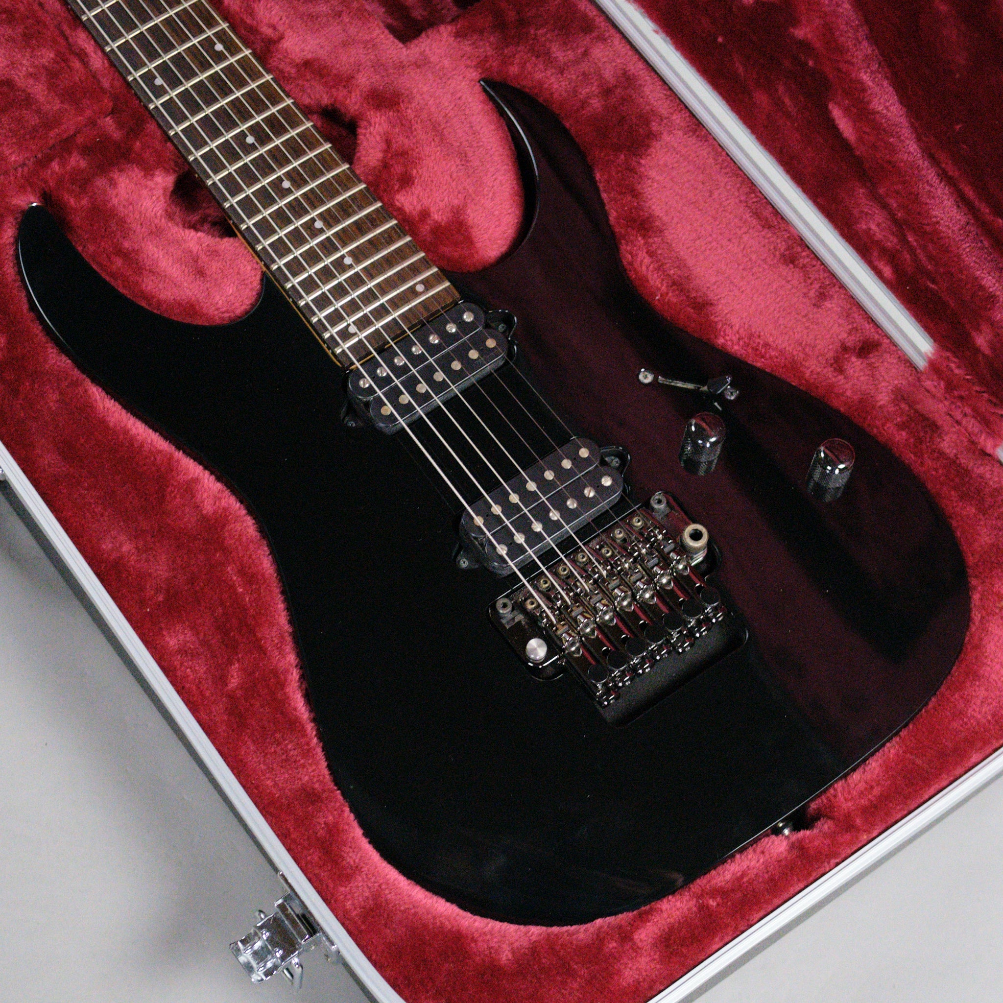 2017 Ibanez RG2527ZA Prestige 7 String (Japan, Black, OHSC)