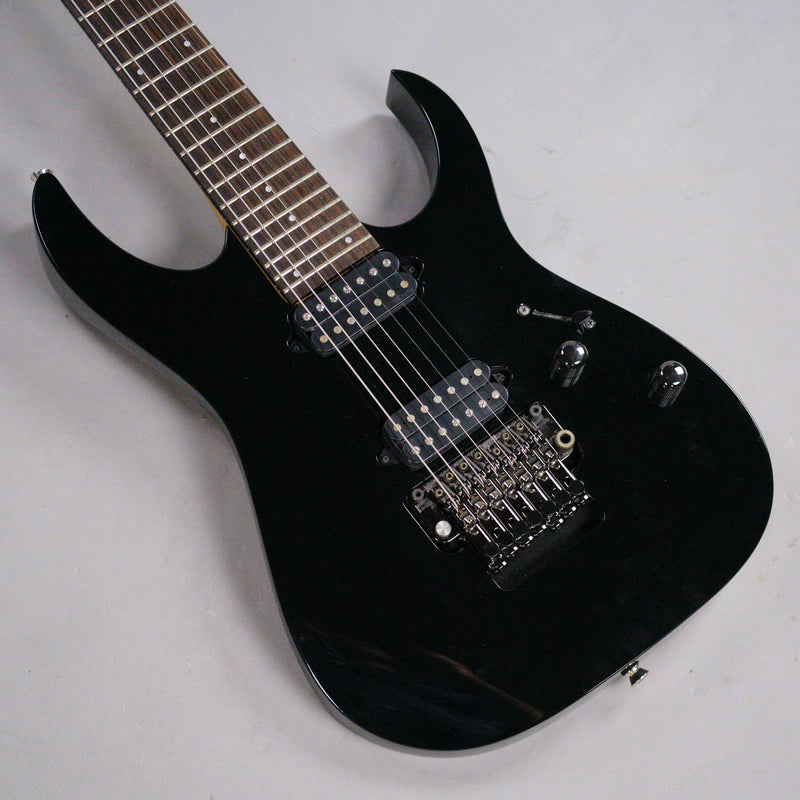 2017 Ibanez RG2527ZA Prestige 7 String (Japan, Black, OHSC)