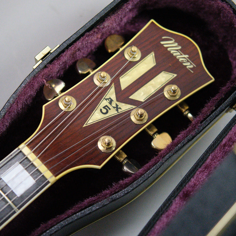 c1970 Maton AX-5 (Australia, Black, OHSC)