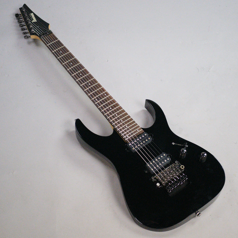 2017 Ibanez RG2527ZA Prestige 7 String (Japan, Black, OHSC)