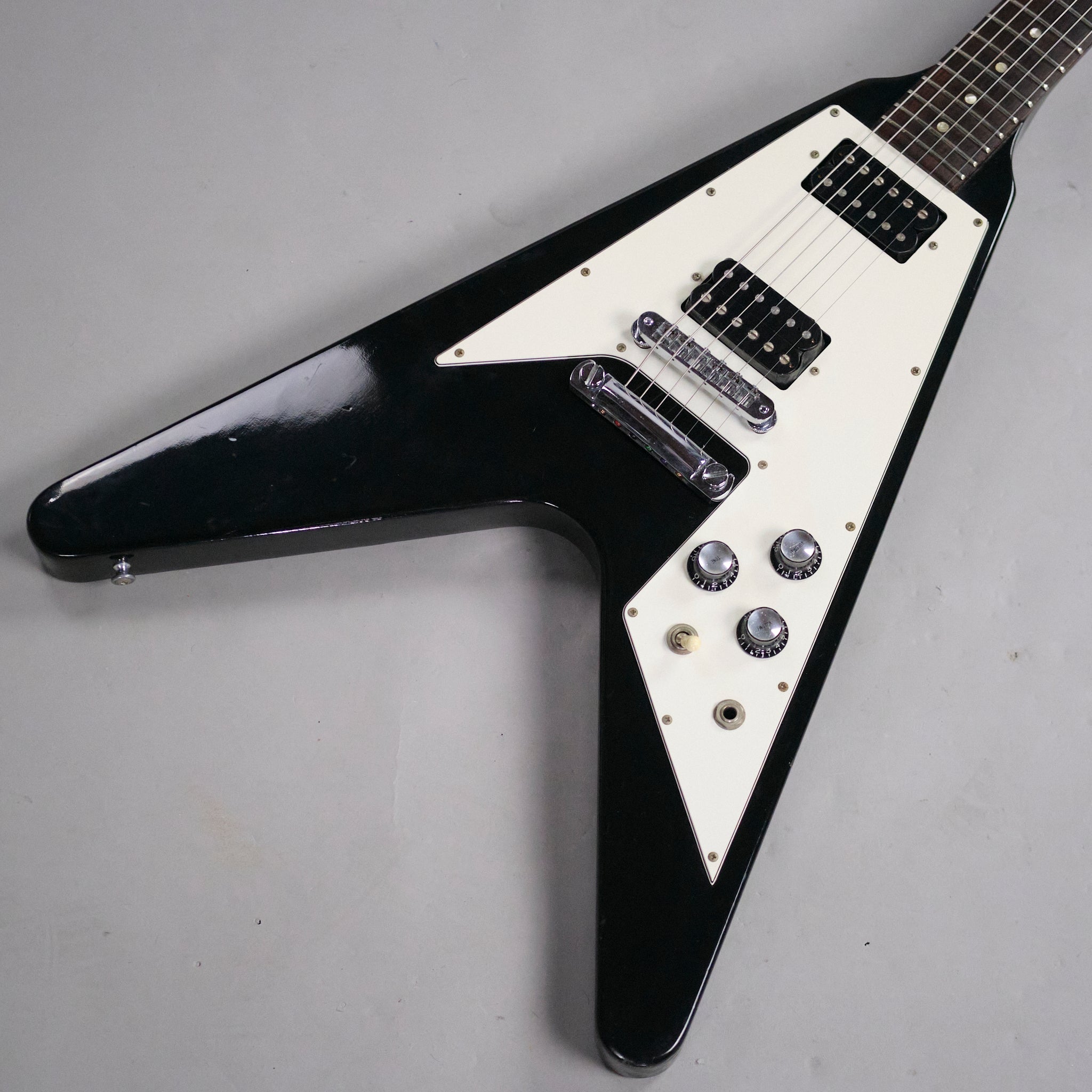 1996 Gibson Flying V (USA, Black, OHSC, S/N:92816712)