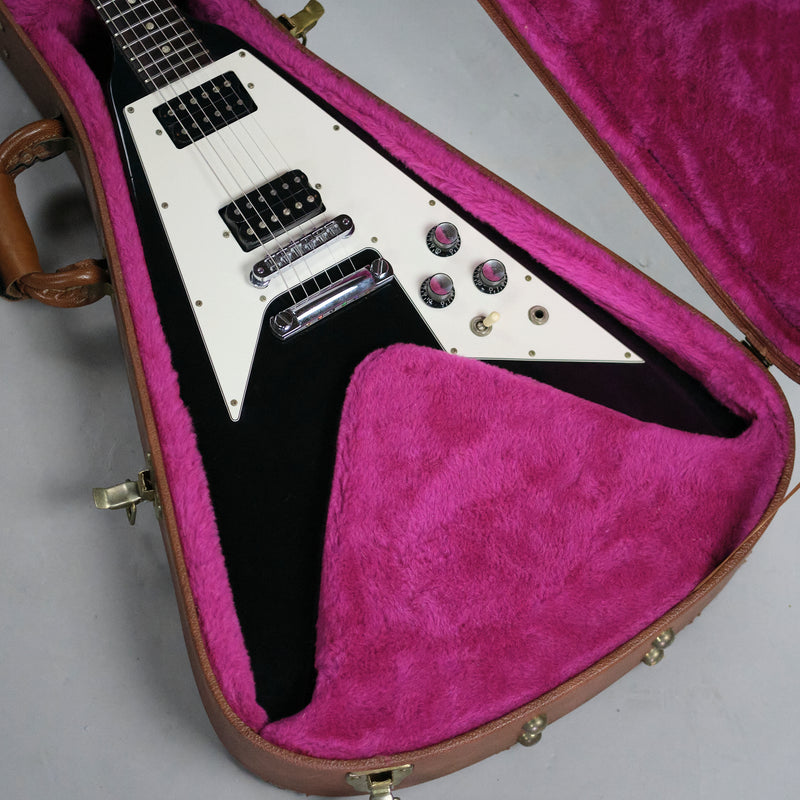 1996 Gibson Flying V (USA, Black, OHSC, S/N:92816712)