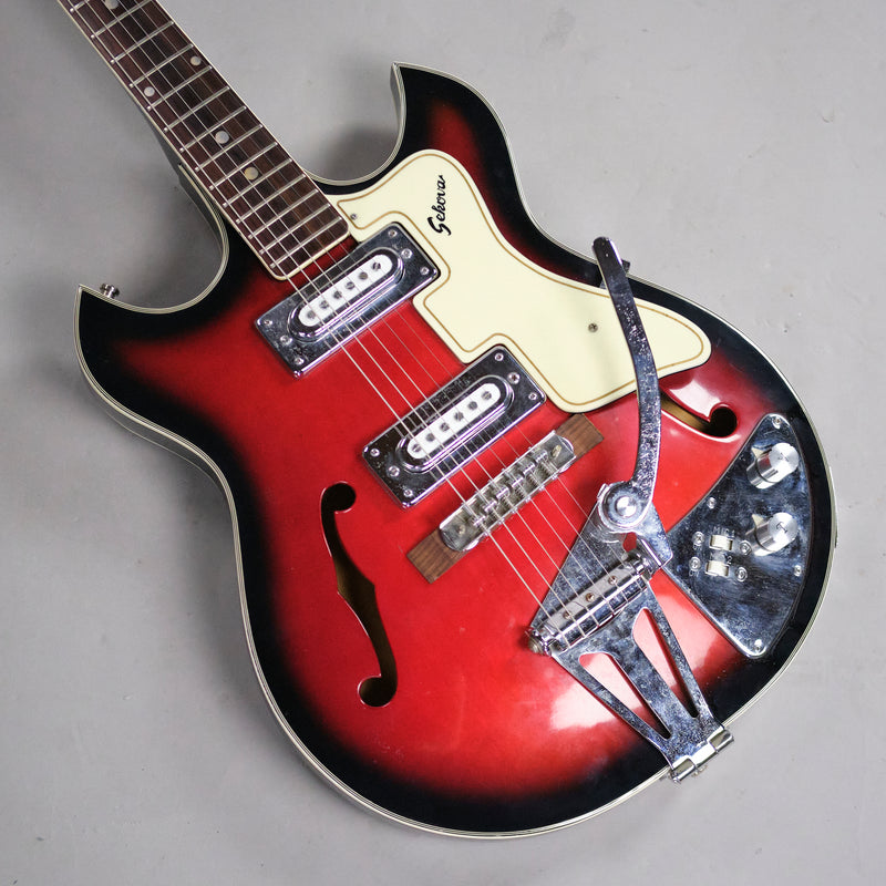 c1960 Sekova Semi Hollowbody (Japan, Redburst)