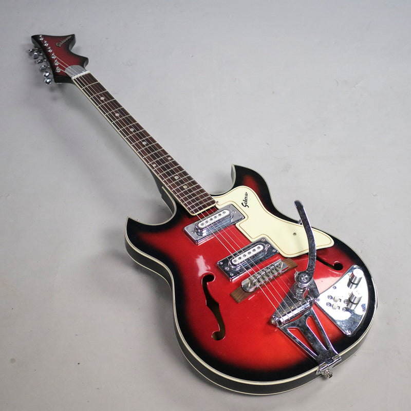 c1960 Sekova Semi Hollowbody (Japan, Redburst)