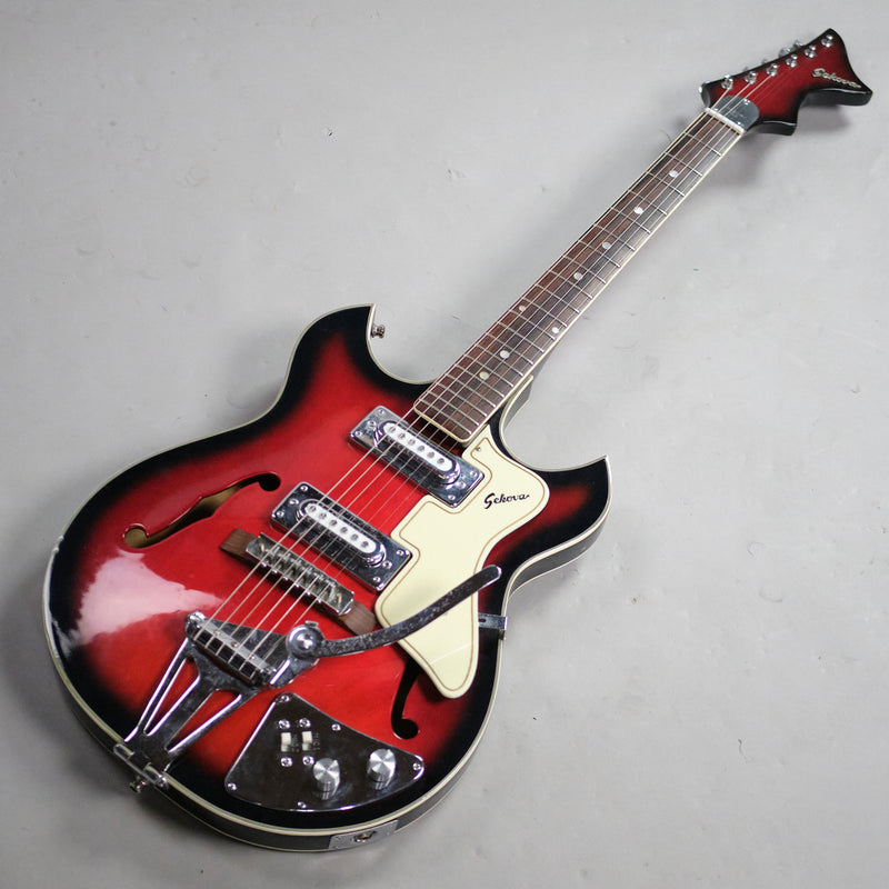 c1960 Sekova Semi Hollowbody (Japan, Redburst)