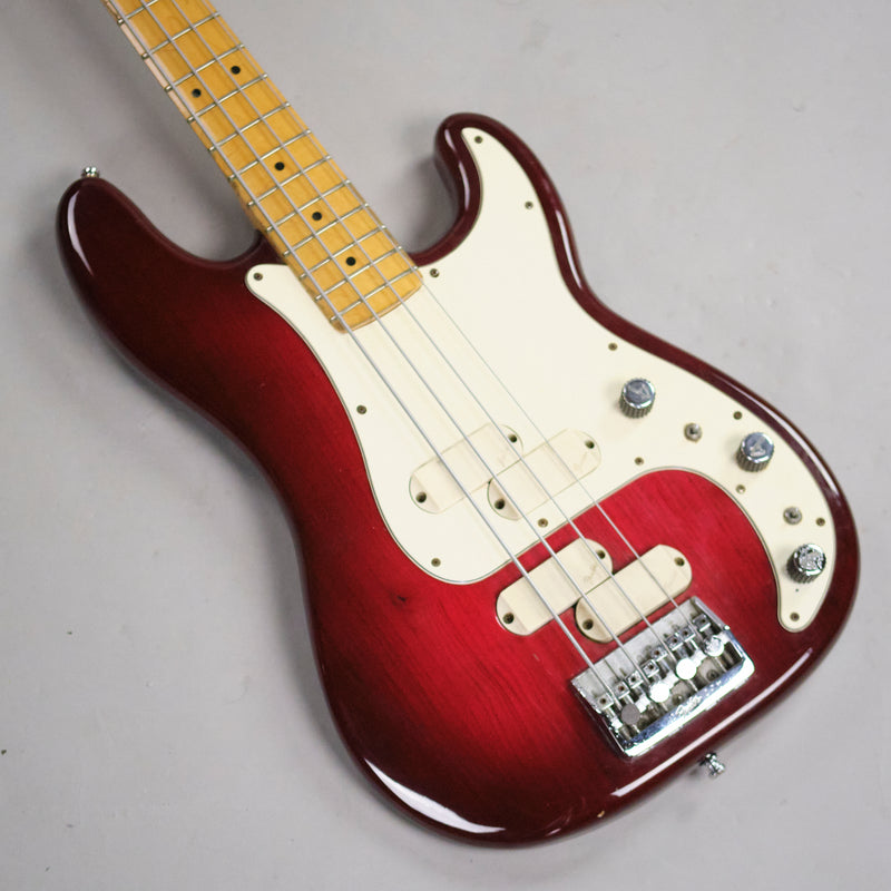 c1983 Fender Precision Elite 2 (USA, Red Burst, HSC)