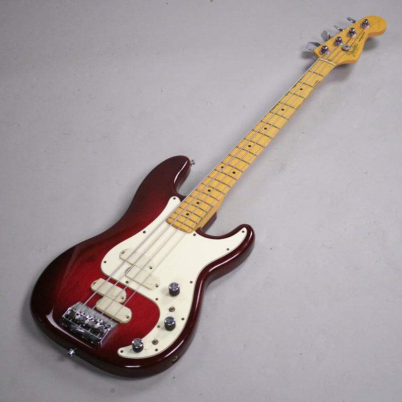 c1983 Fender Precision Elite 2 (USA, Red Burst, HSC)