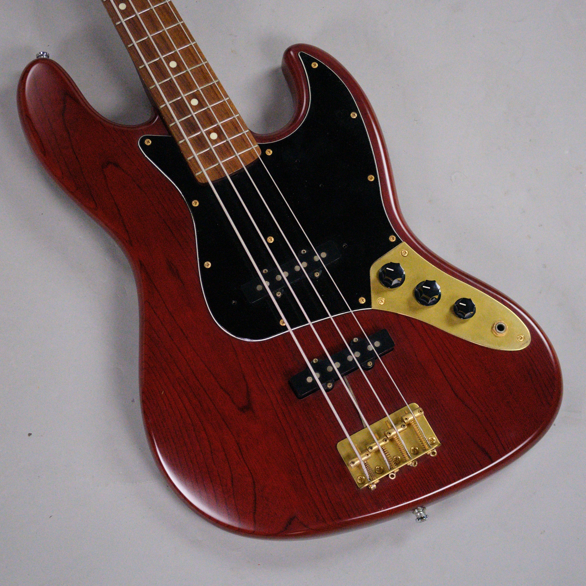 1998 Fender JBG-70 Jazz Bass (Japan, Matte Brown Stain)