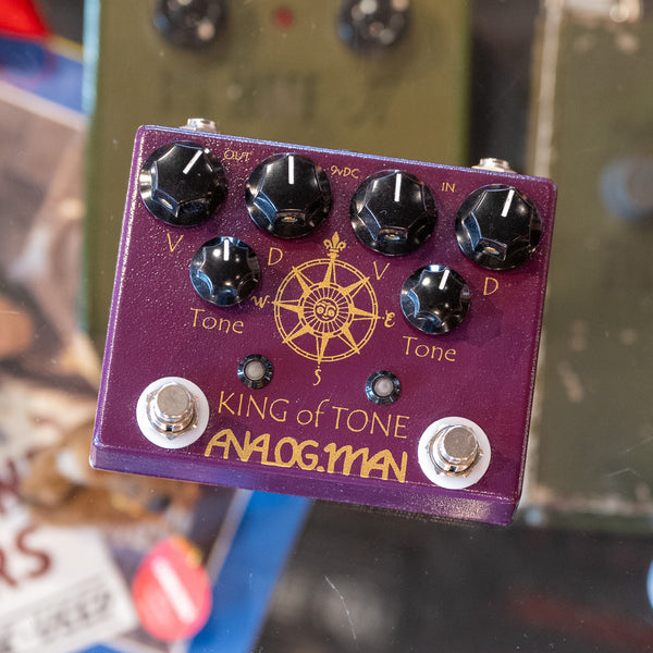 2019 Analog Man King Of Tone Hi-Gain Red Side Buffer (USA, Box)