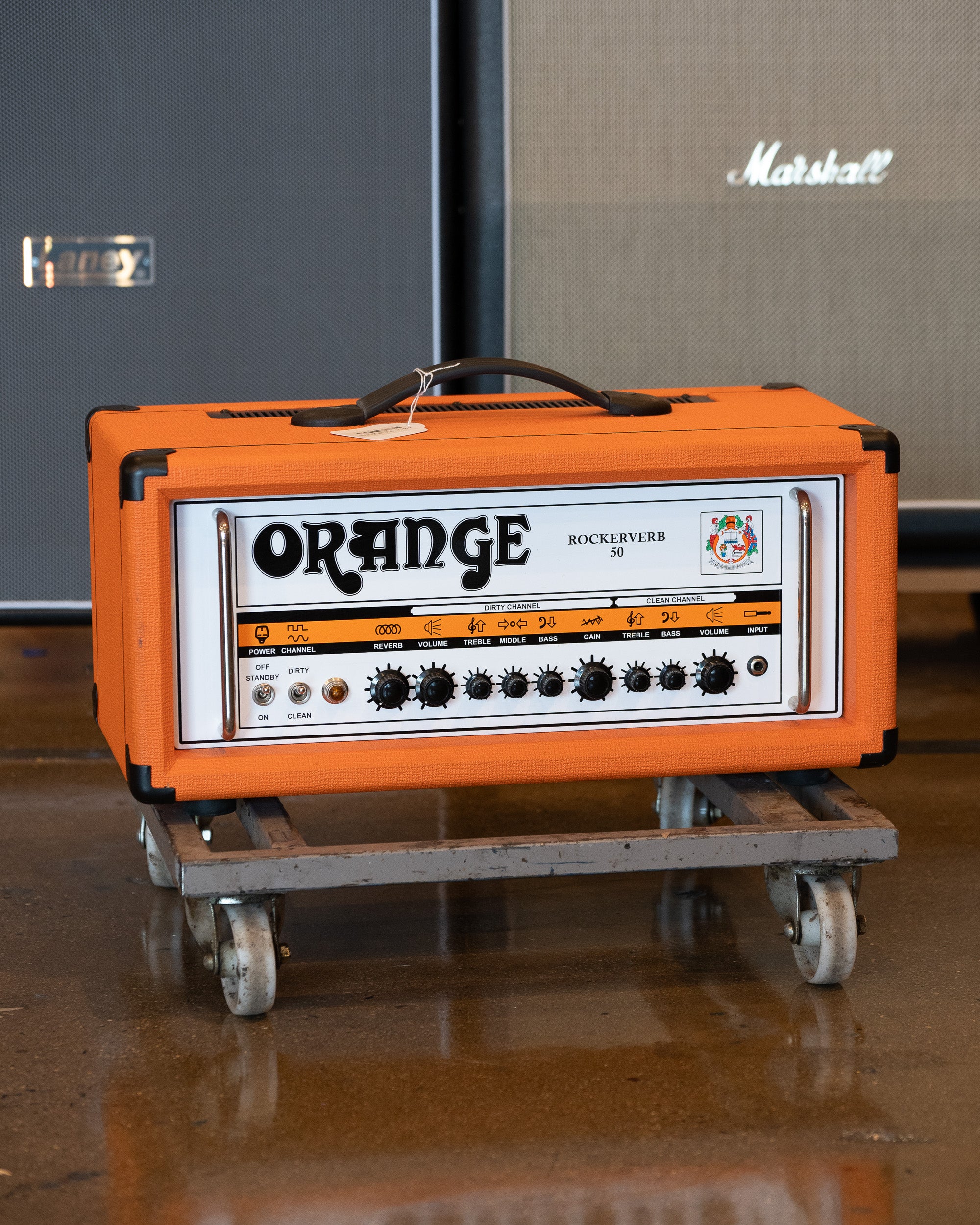 2008 Orange Rockerverb 50 Head (England, Cover)