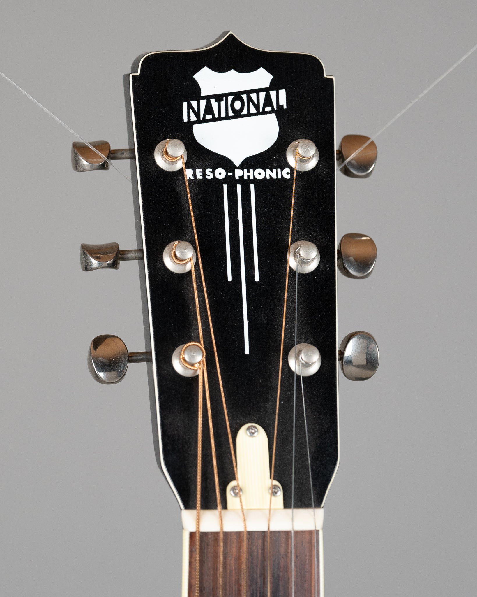 c1998 National Reso-Phonic Polychrome Tricone Resonator (USA, Forest Green Powdercoat, HSC)