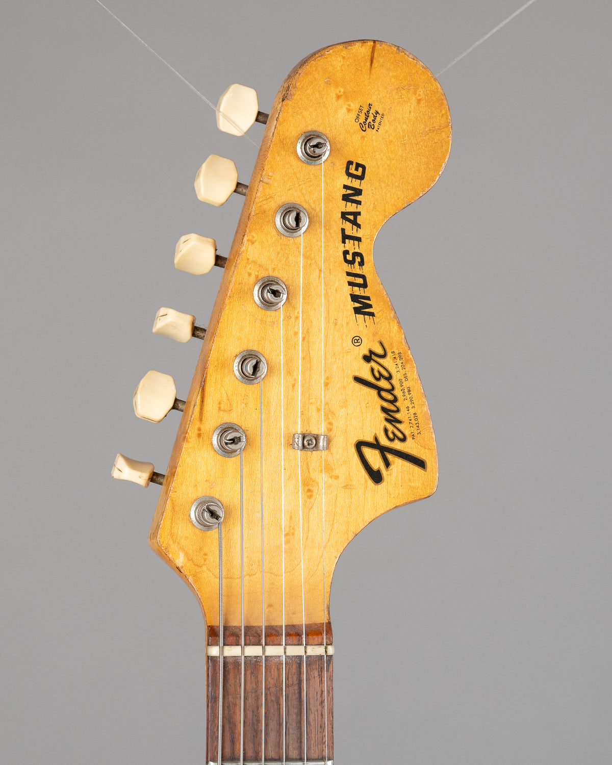 1976 Fender Mustang Natural  (USA, Natural, OHSC)