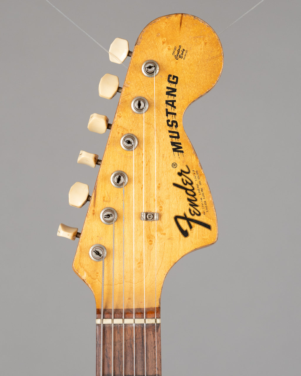 1976 Fender Mustang Natural  (USA, Natural, OHSC)