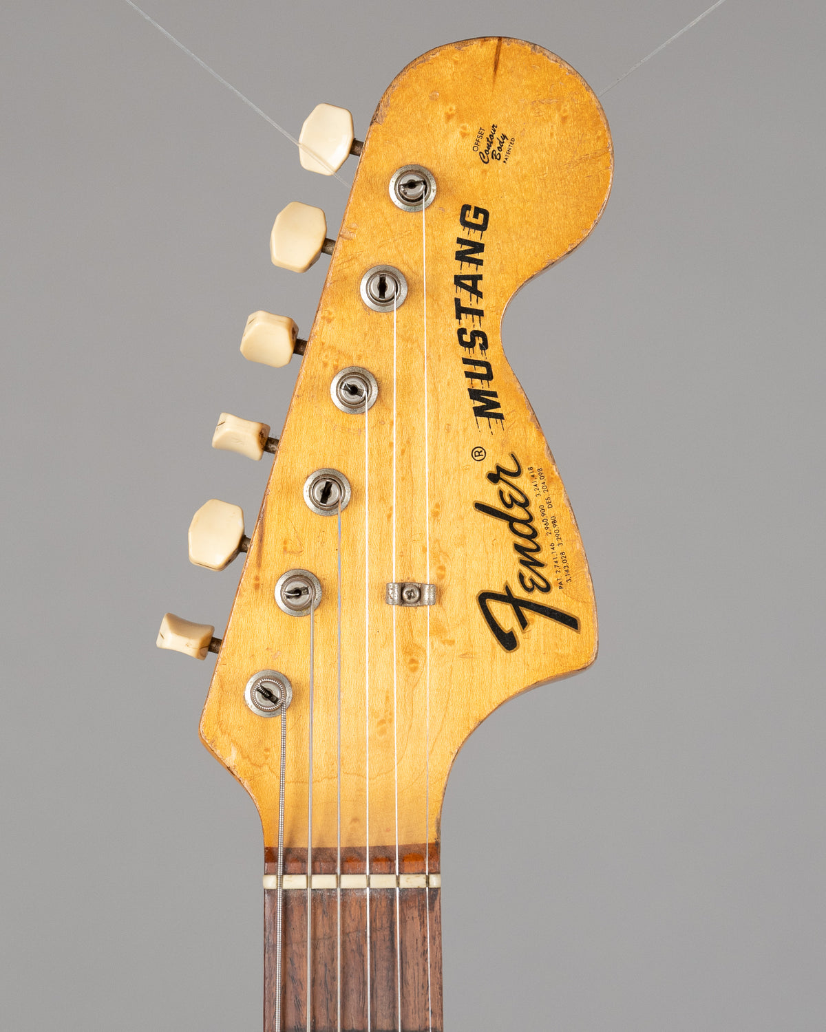 1976 Fender Mustang Natural  (USA, Natural, OHSC)