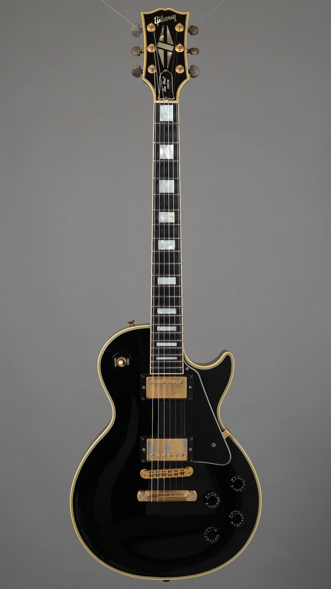 1995 Gibson Les Paul Custom USA, Black, OHSC)
