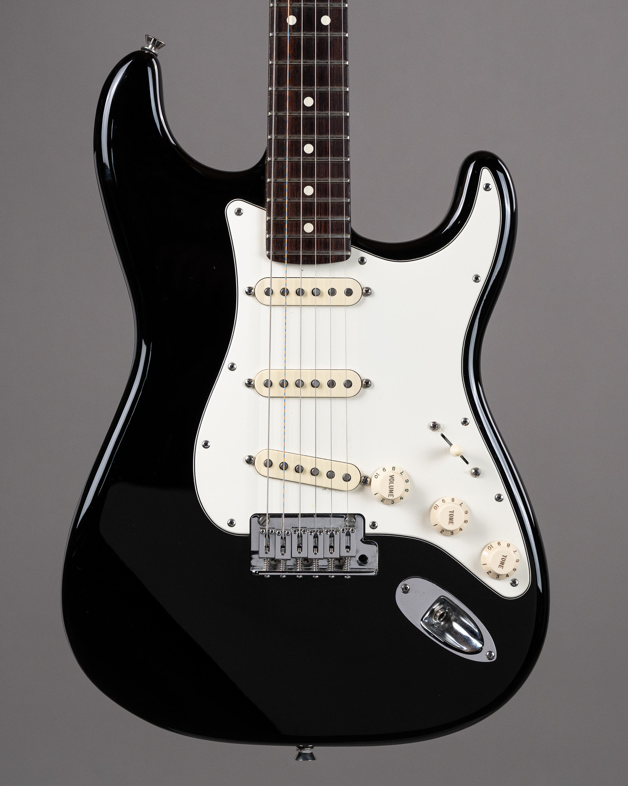 2015 Fender American Standard Stratocaster (USA, Black, OHSC)