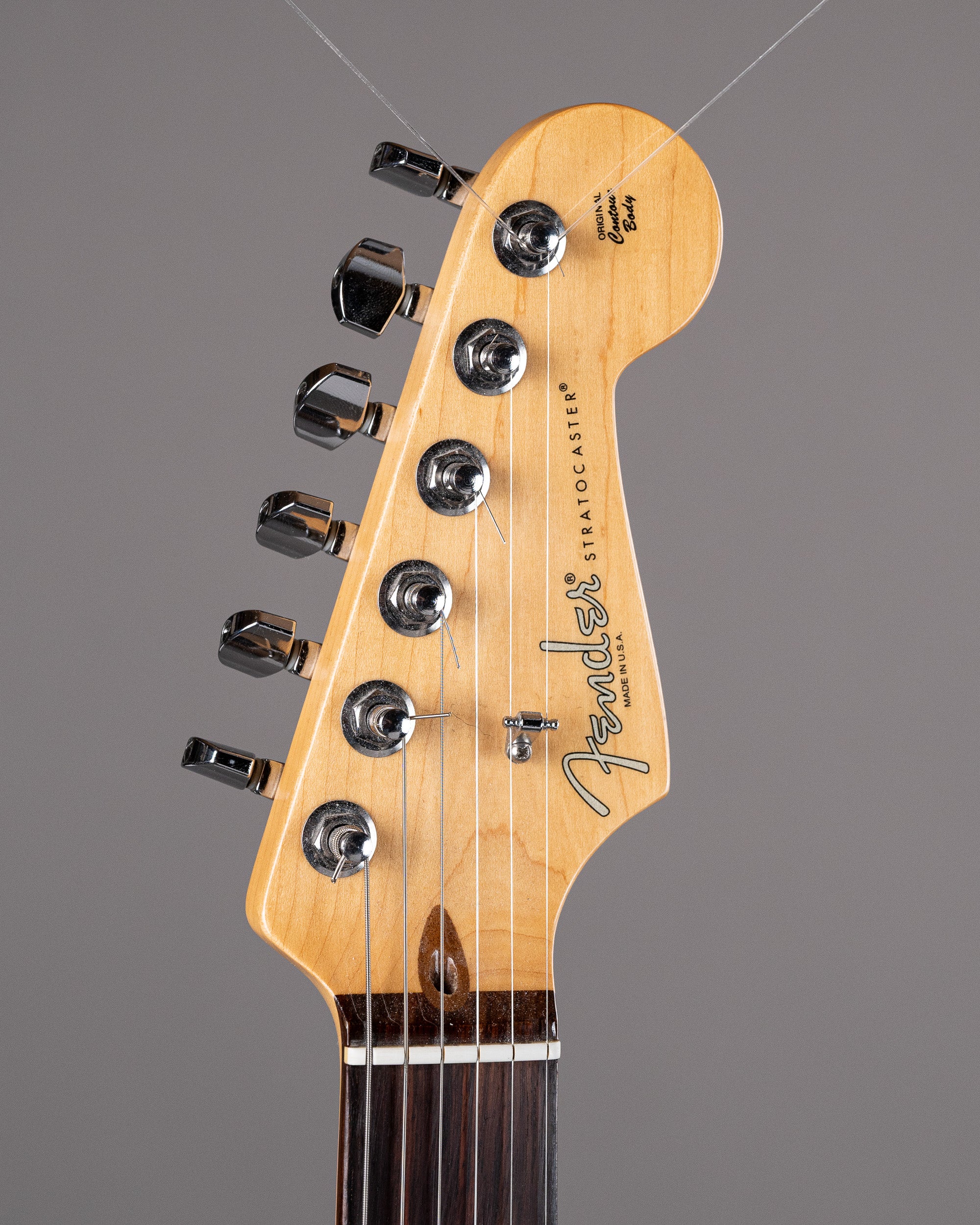 2015 Fender American Standard Stratocaster (USA, Black, OHSC)