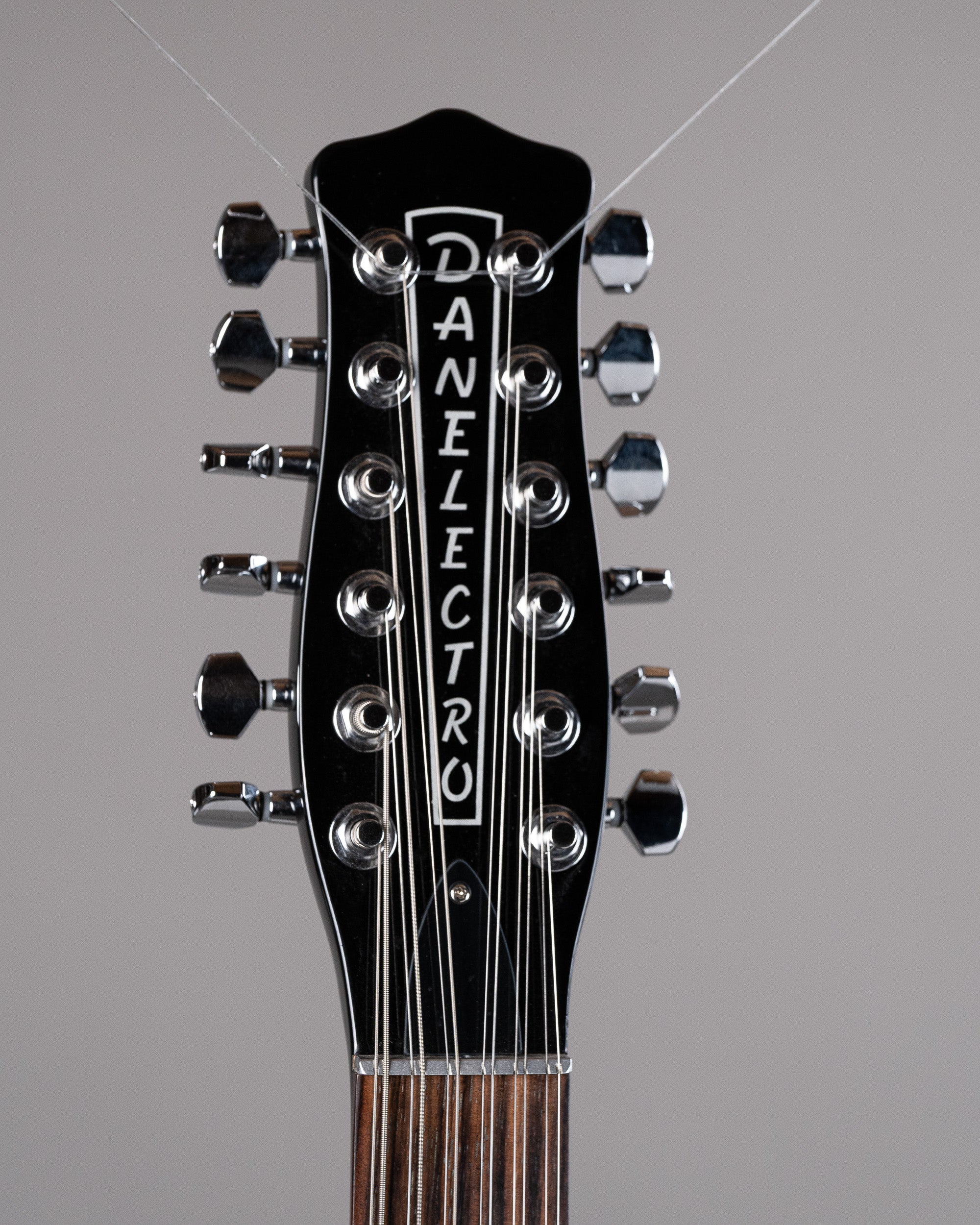 c2010s Danelectro 12 String (Korea, Black Sparkle)