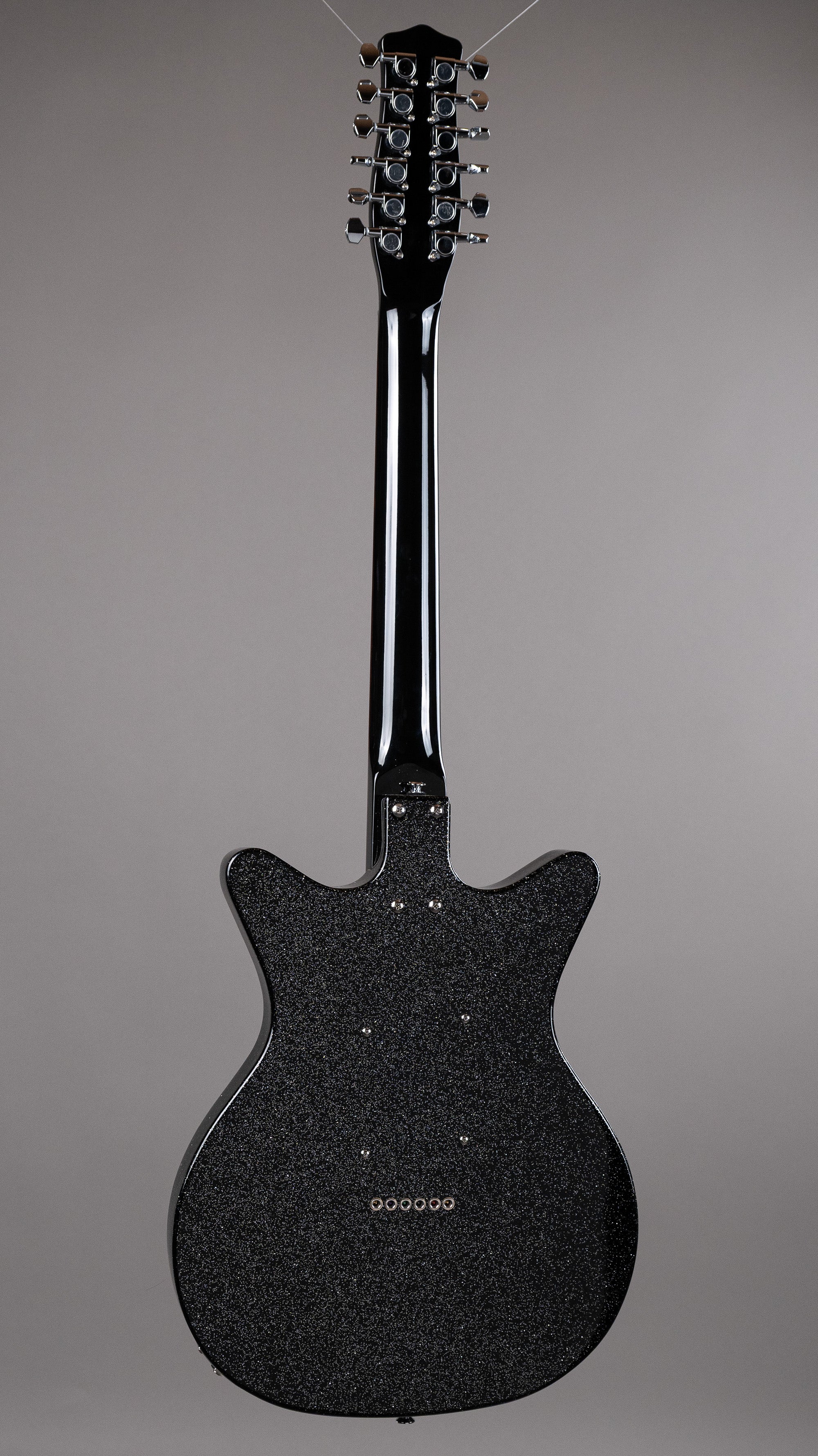 c2010s Danelectro 12 String (Korea, Black Sparkle)