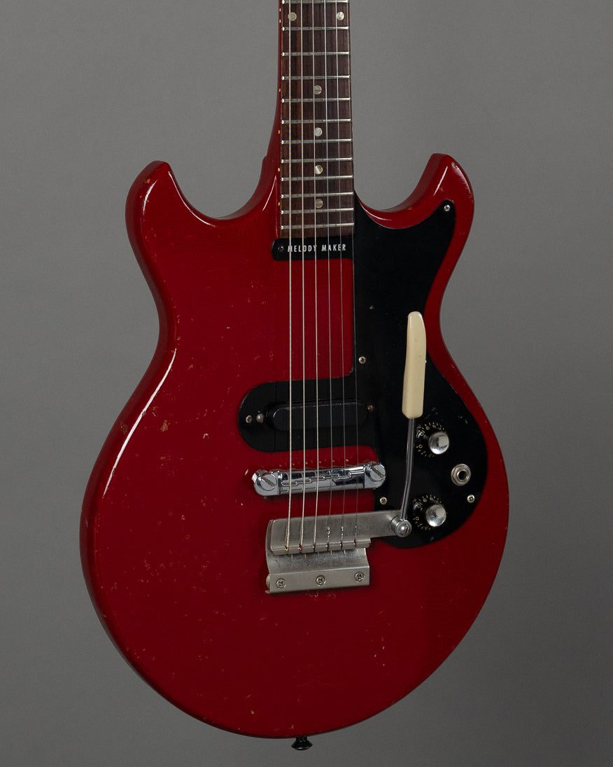 1965 Gibson Melody Maker (USA, Cardinal Red,  Victoria HSC)