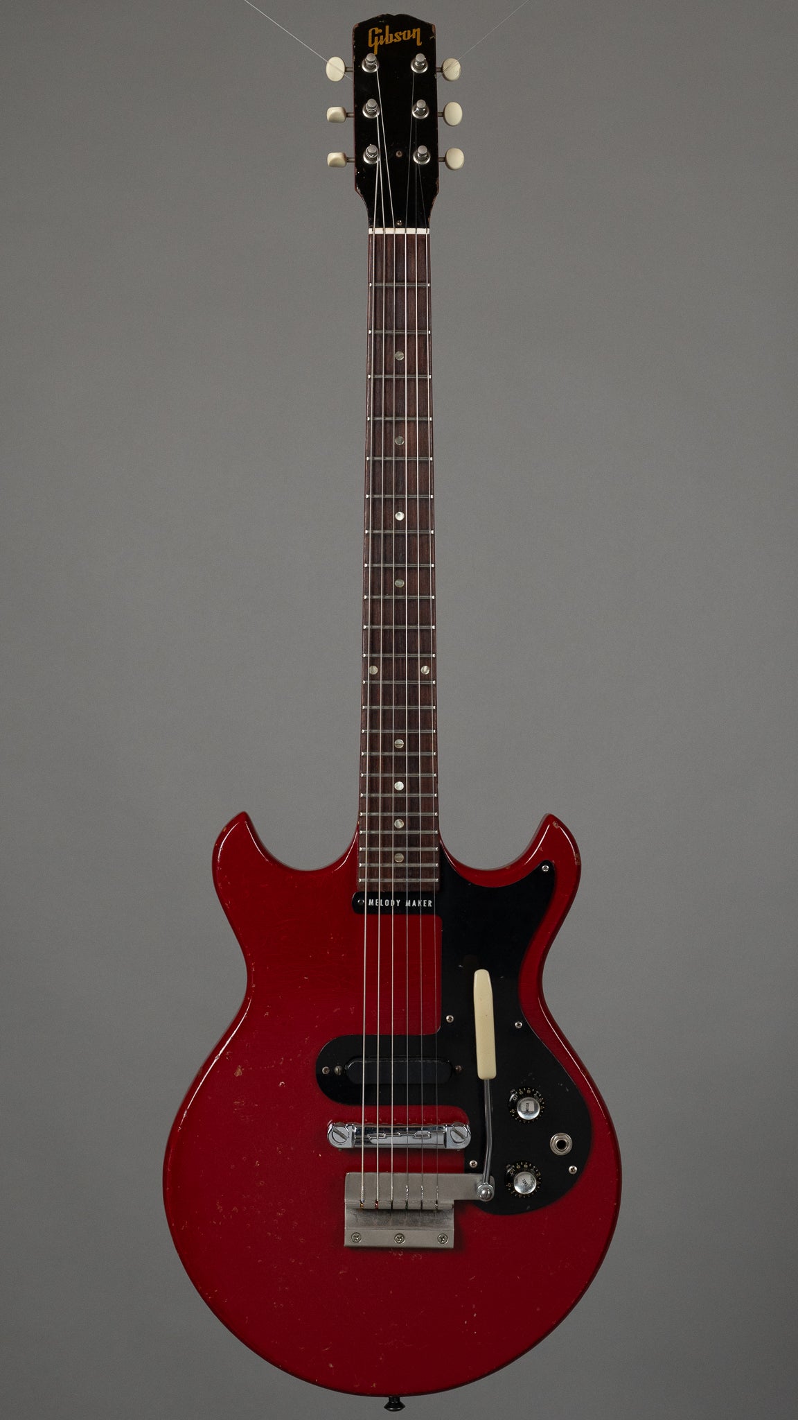 1965 Gibson Melody Maker (USA, Cardinal Red,  Victoria HSC)