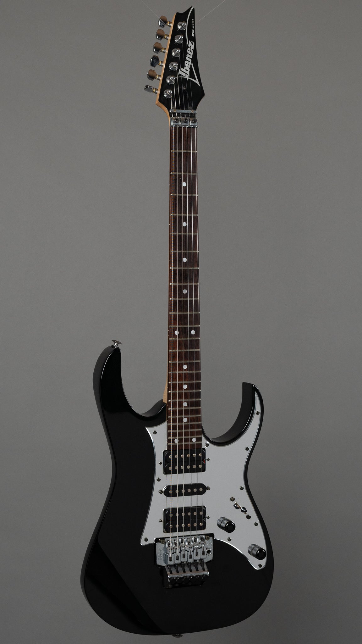 c1999 Ibanez RG450-AH (Japan, Ash Body, Mirrorguard, Black)