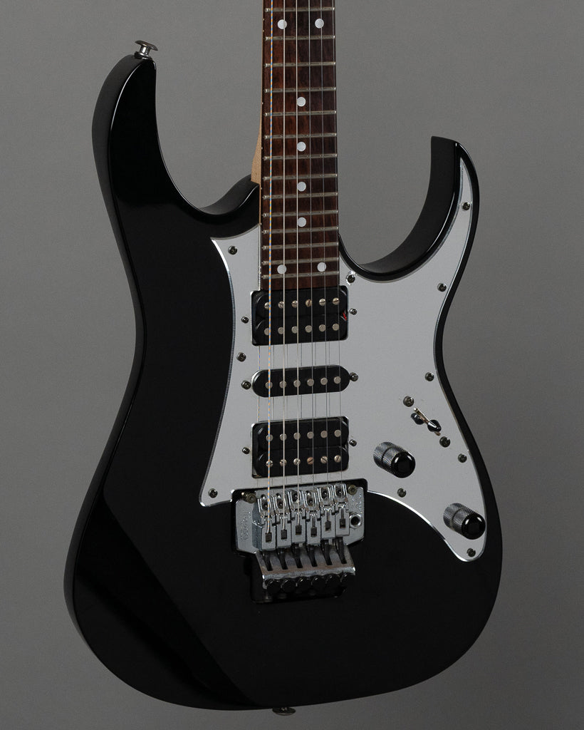 c1999 Ibanez RG450-AH (Japan, Ash Body, Mirrorguard, Black)