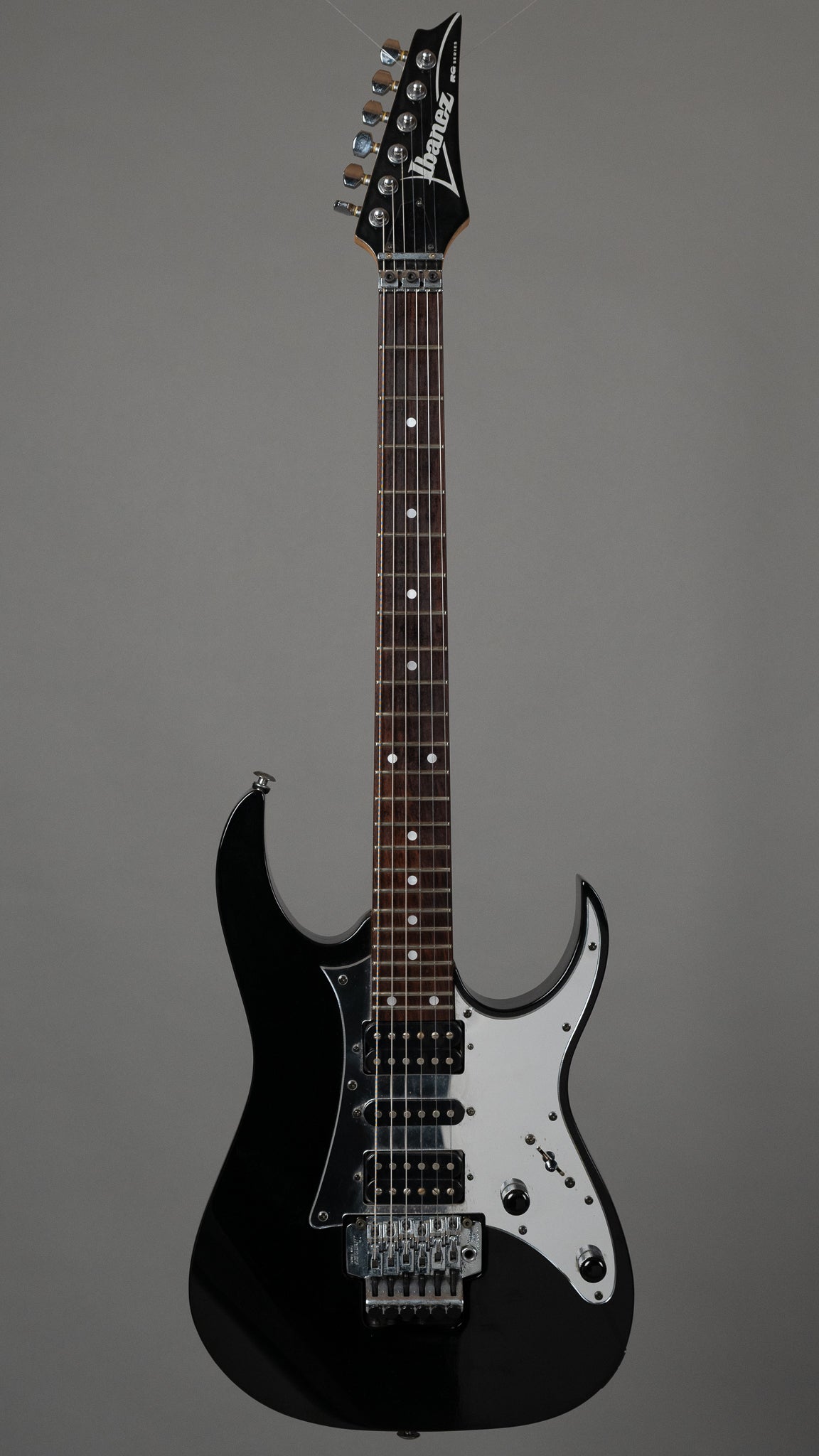 c1999 Ibanez RG450-AH (Japan, Ash Body, Mirrorguard, Black)