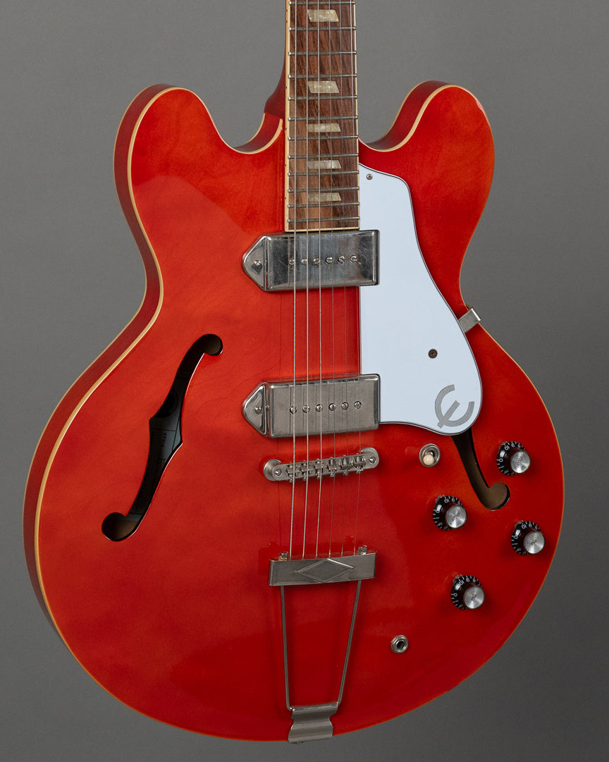 c2020s Epiphone E-230TD Casino (China, Worn Sunset Orange)