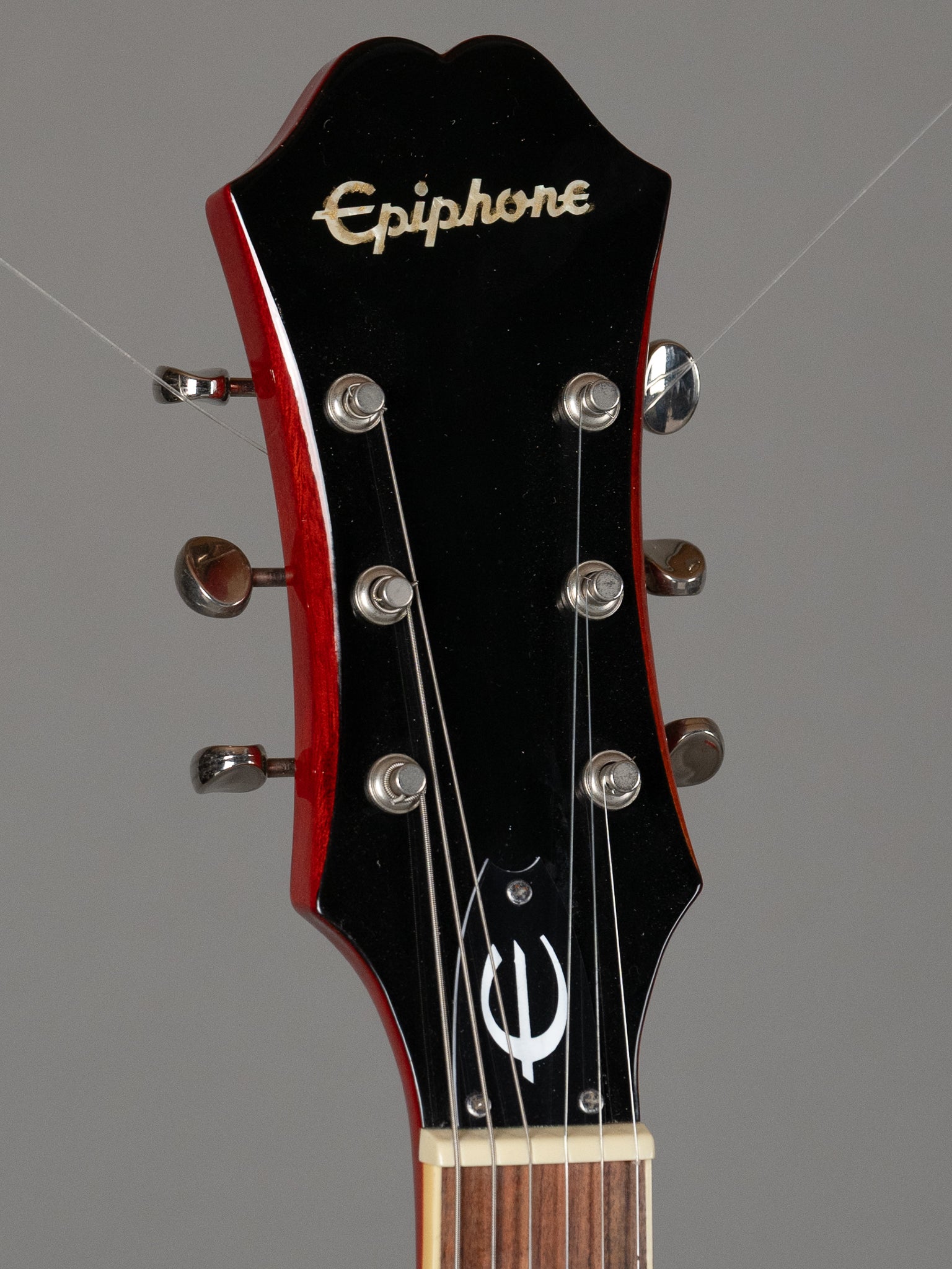 c2020s Epiphone E-230TD Casino (China, Worn Sunset Orange)