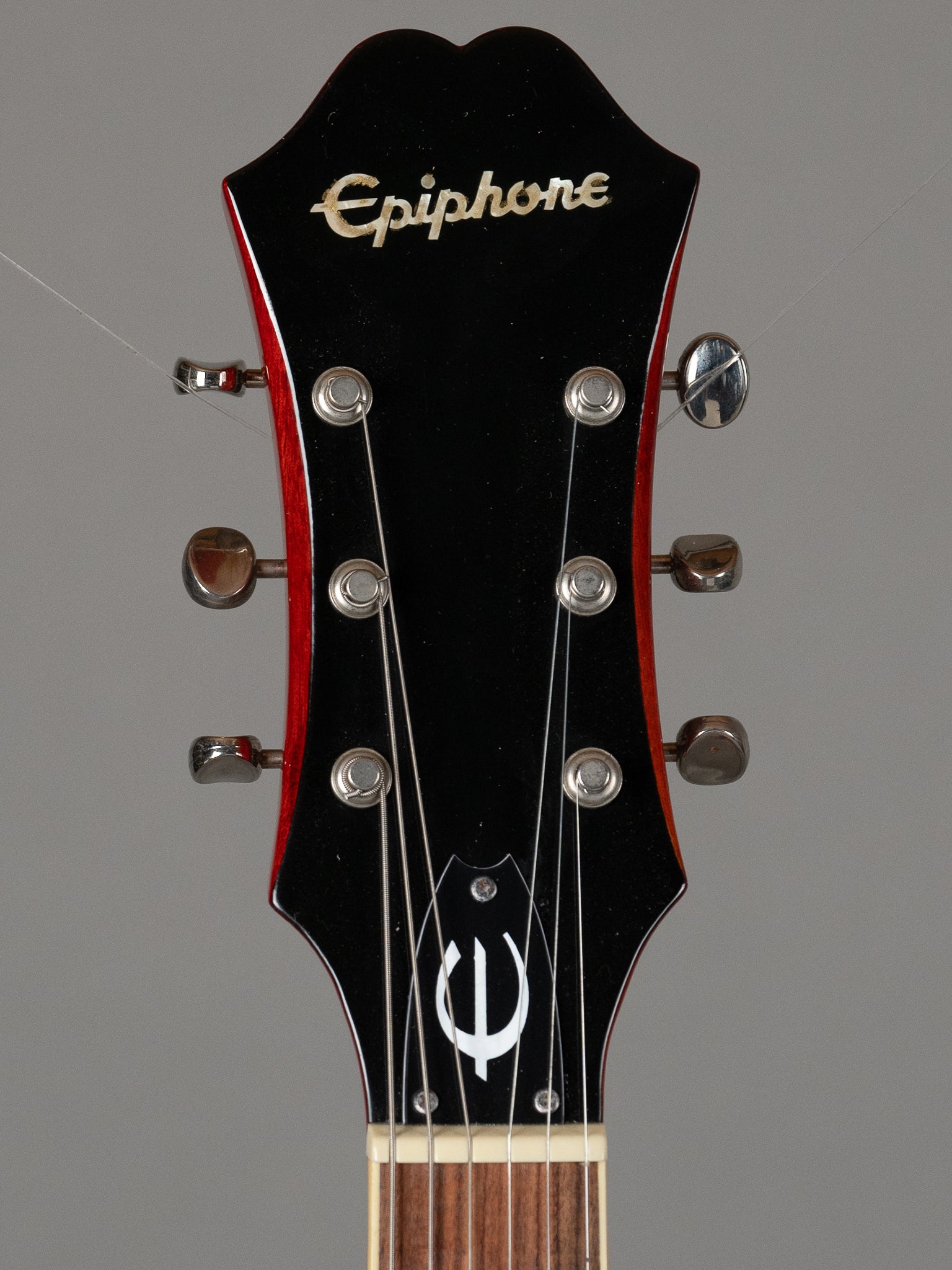 c2020s Epiphone E-230TD Casino (China, Worn Sunset Orange)