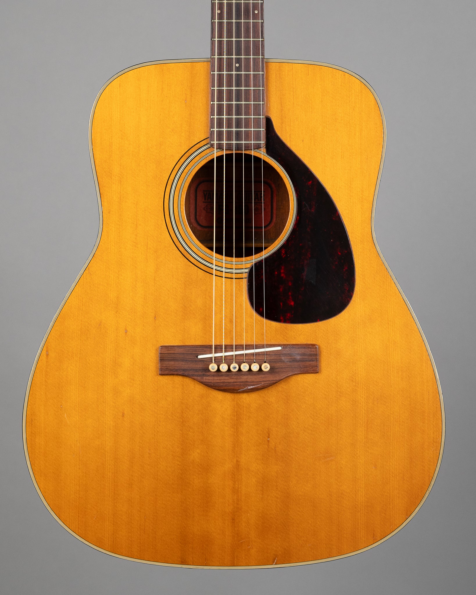 c1968 Yamaha FG-180 Red Label (Japan, Natural, OHSC)