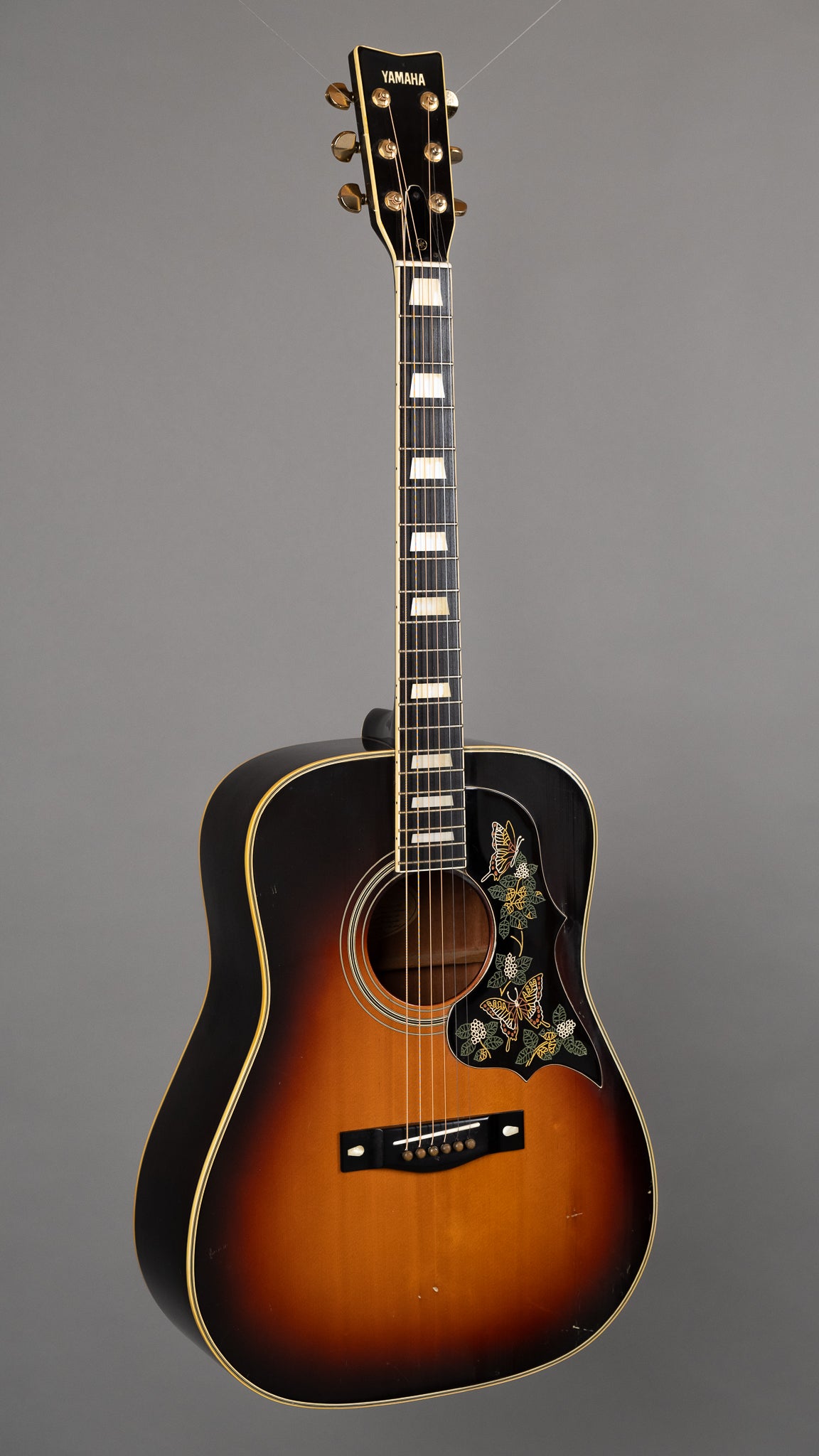 c1980s Yamaha L-8S (Japan, Natural, Butterflies, OHSC)