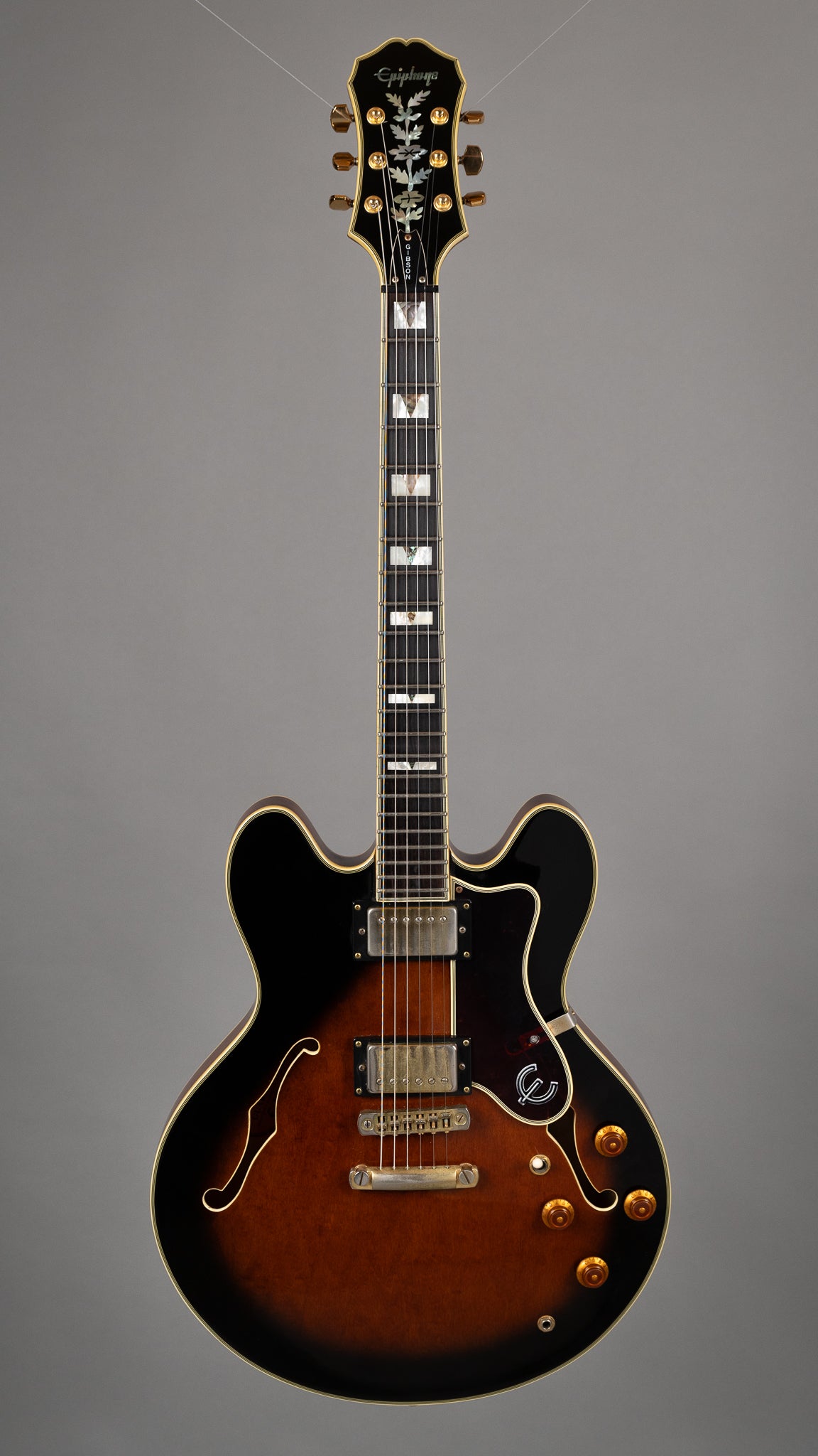 1996 Epiphone Sheraton II (Korea, Sunburst, OHSC)