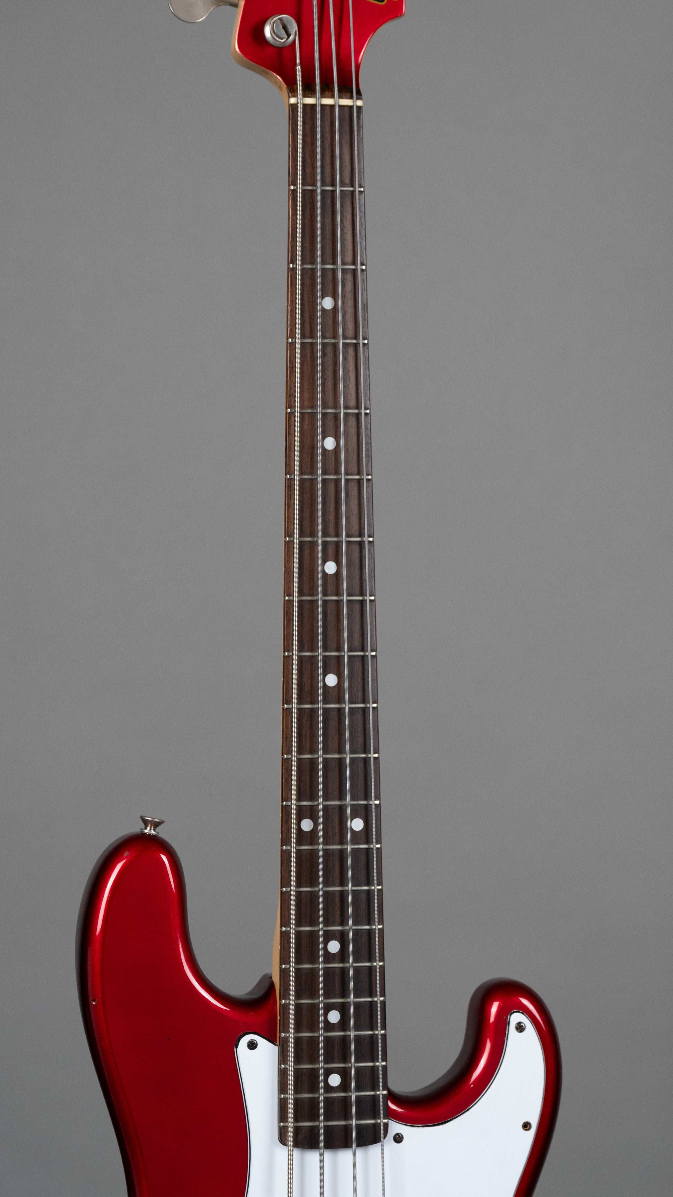 1981 Greco Super Sound 32" Scale P Bass (Japan, Candy Apple Red)