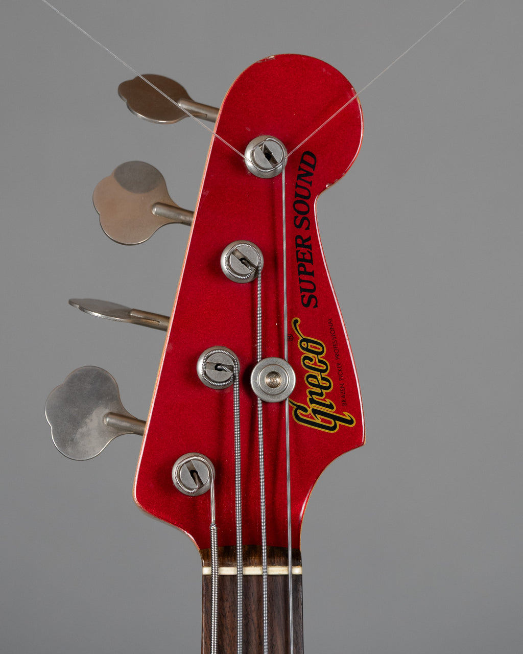 1981 Greco Super Sound 32" Scale P Bass (Japan, Candy Apple Red)*