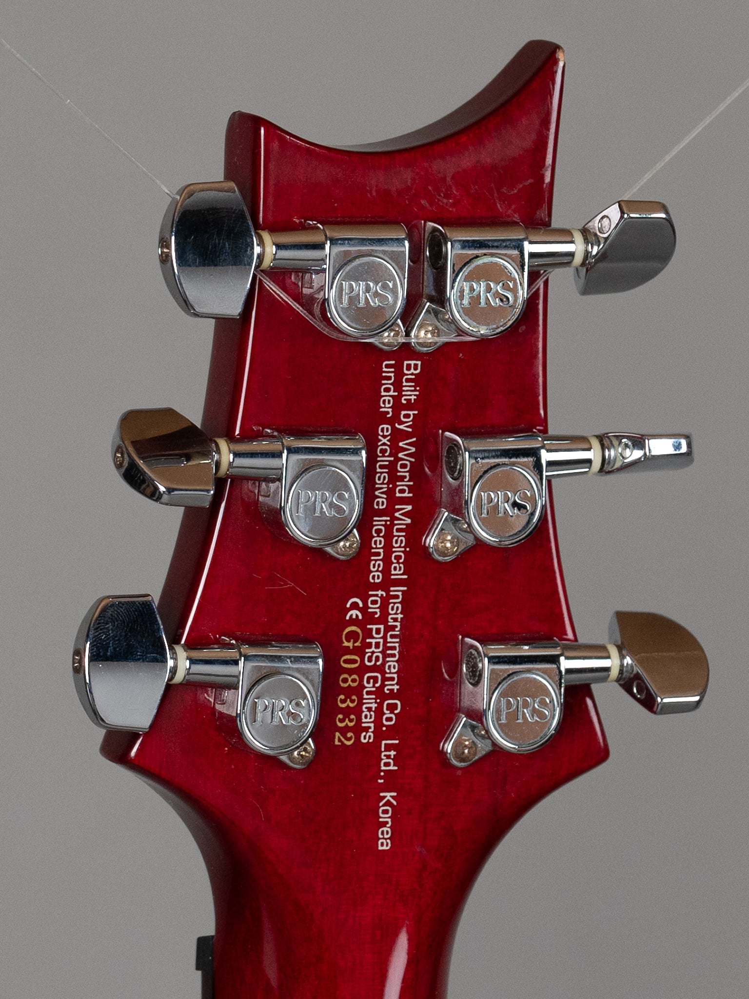 2006 PRS SE Singlecut Stoptail (Korea, Scarlet Red)
