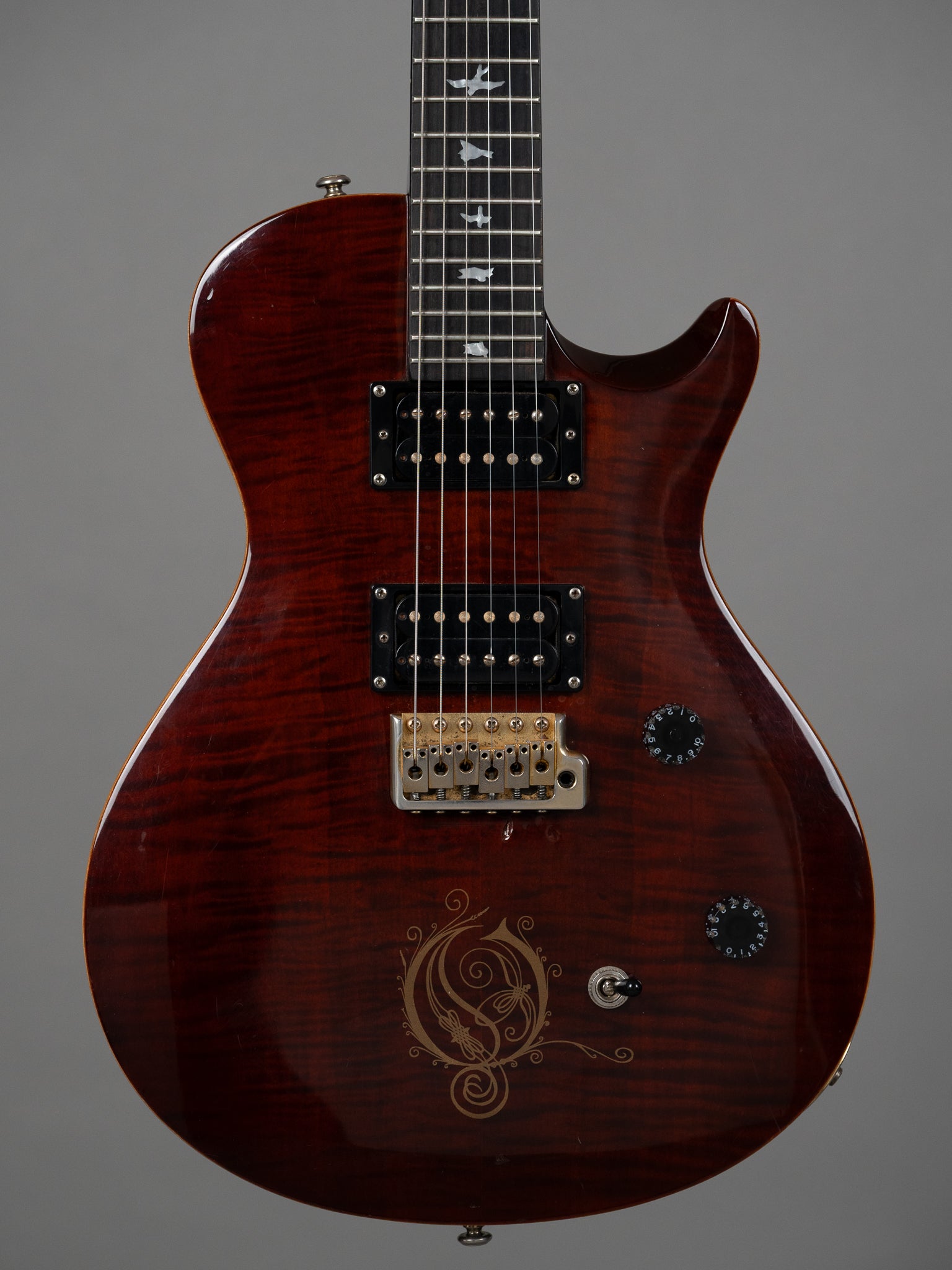 2010 PRS SE Mikael Akerfeldt Signature (Korea, Tortoise Shell Red)