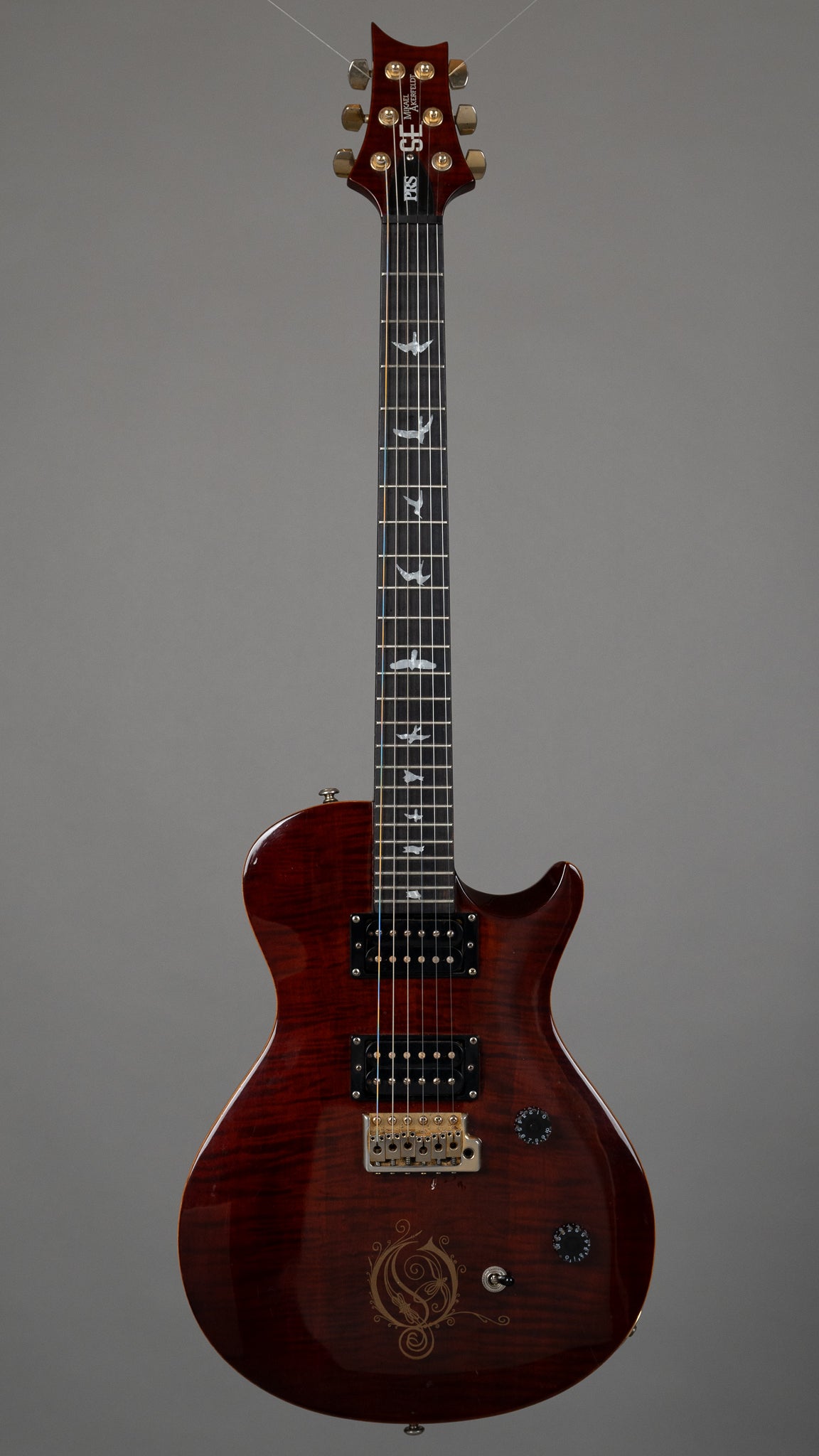2010 PRS SE Mikael Akerfeldt Signature (Korea, Tortoise Shell Red)