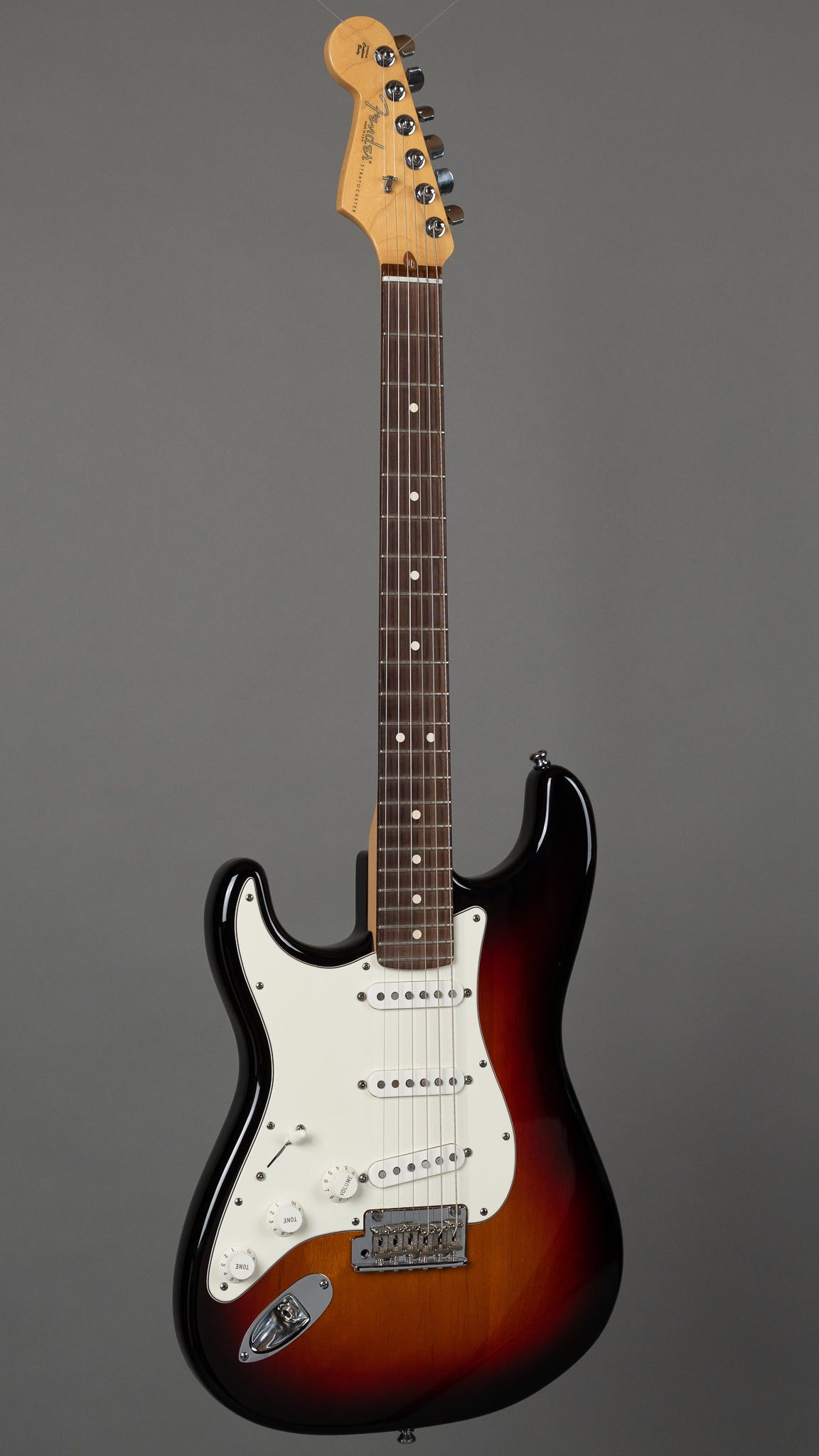 2010 Fender American Standard Stratocaster Left Handed (USA, Sunburst, OHSC)